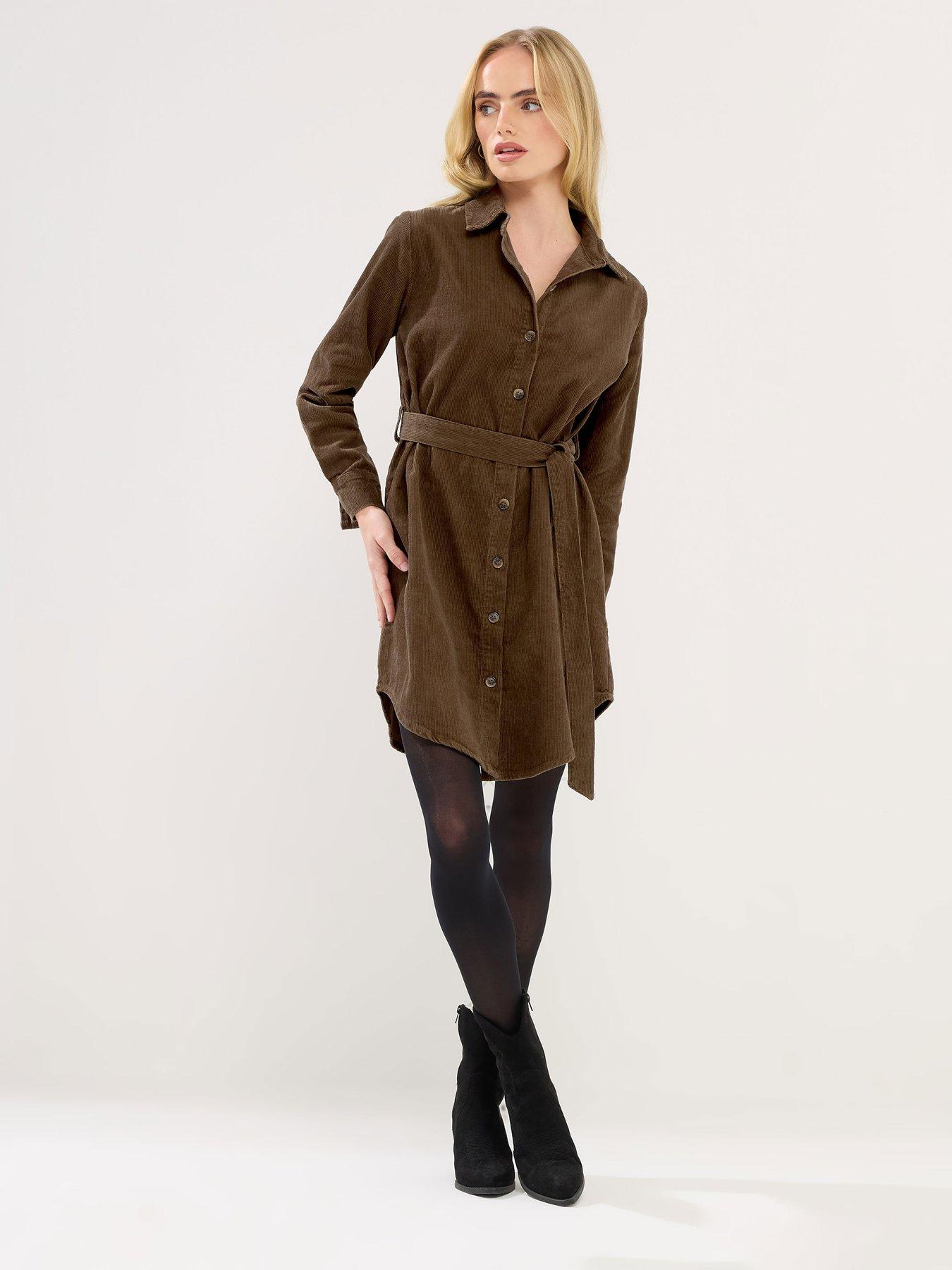 pixiegirl-petite-cord-shirt-dress-brownback