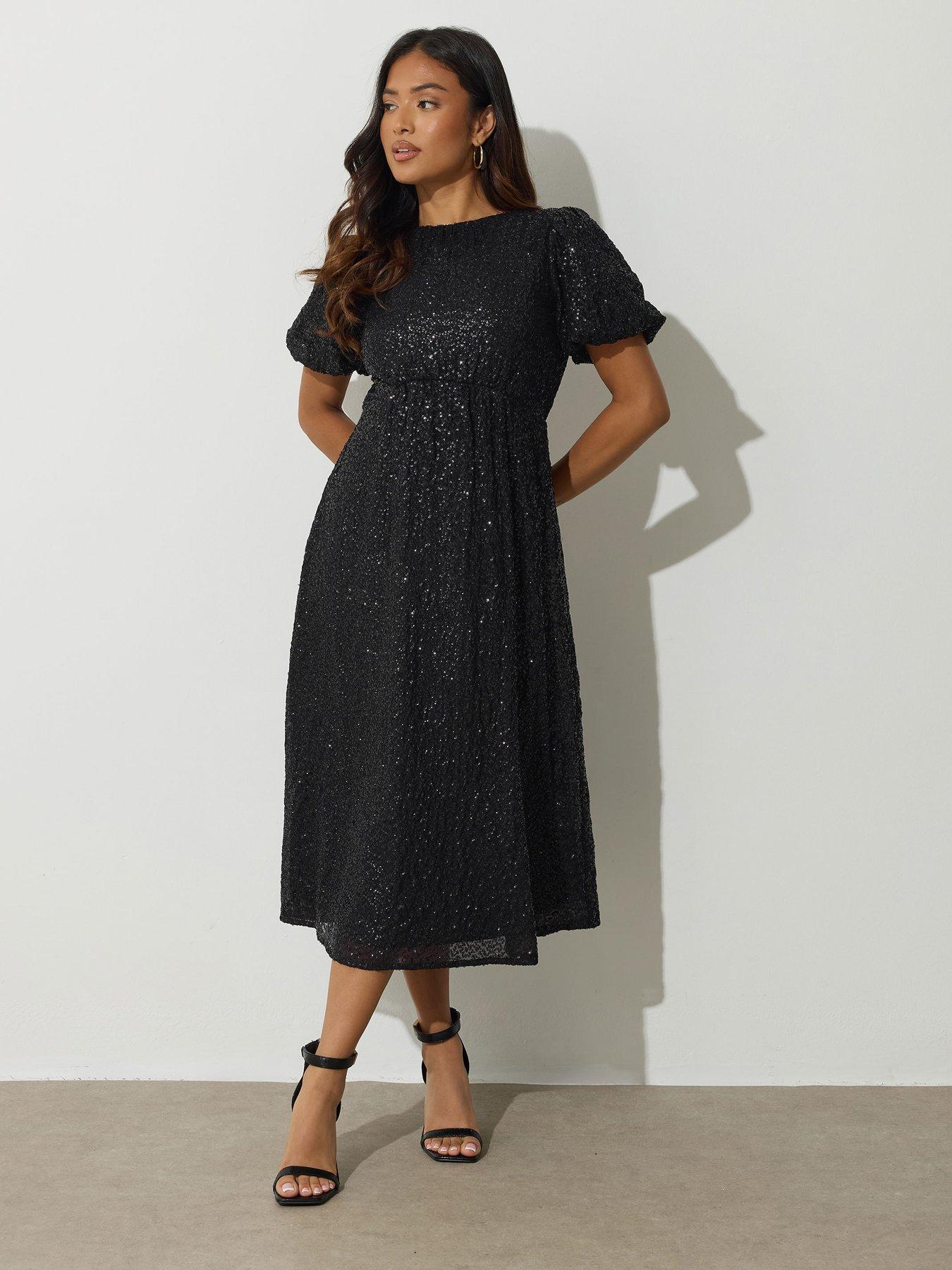 pixiegirl-petite-tie-back-sequin-midi-dress-blackback