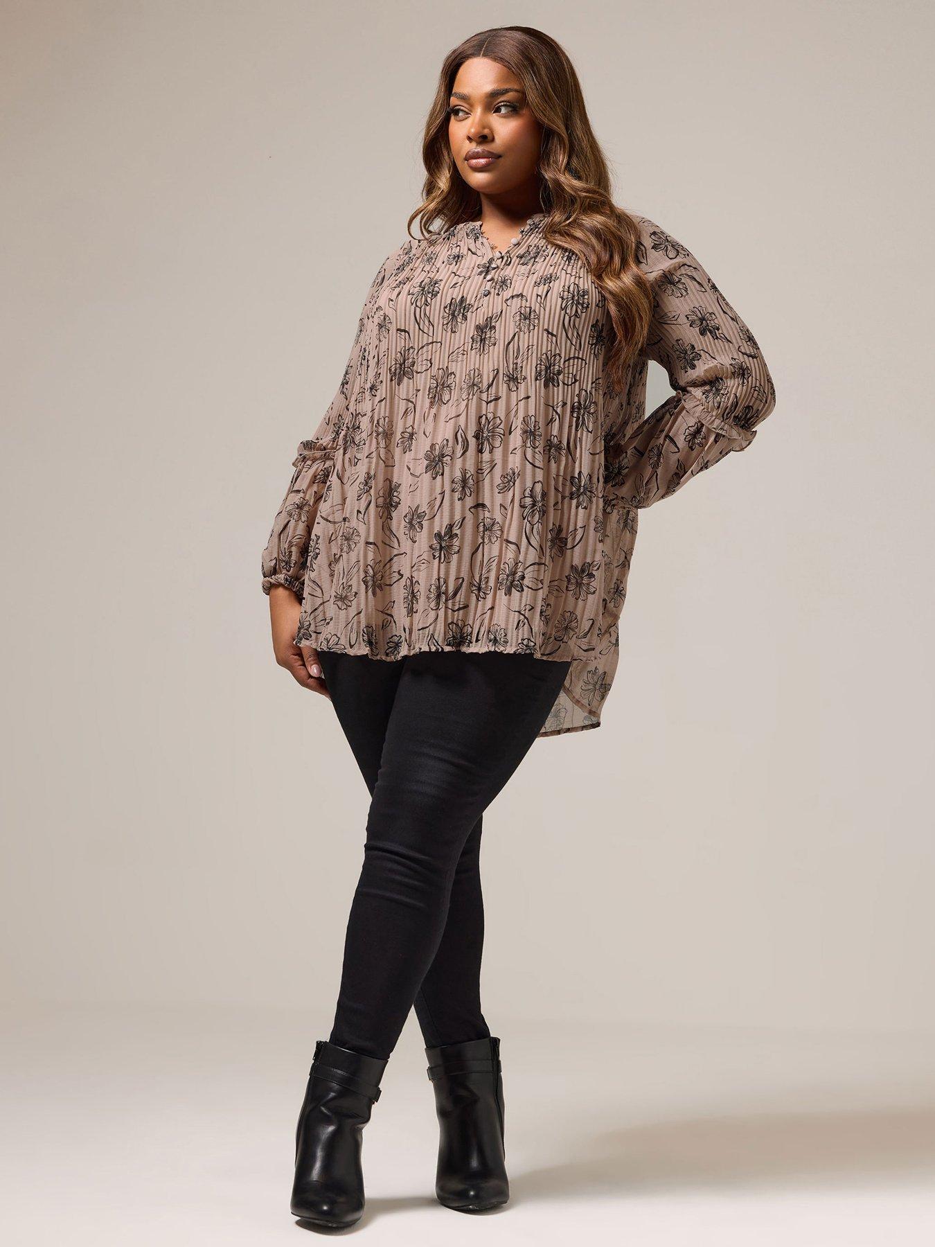 yours-curve-pleated-blouse-purpleback