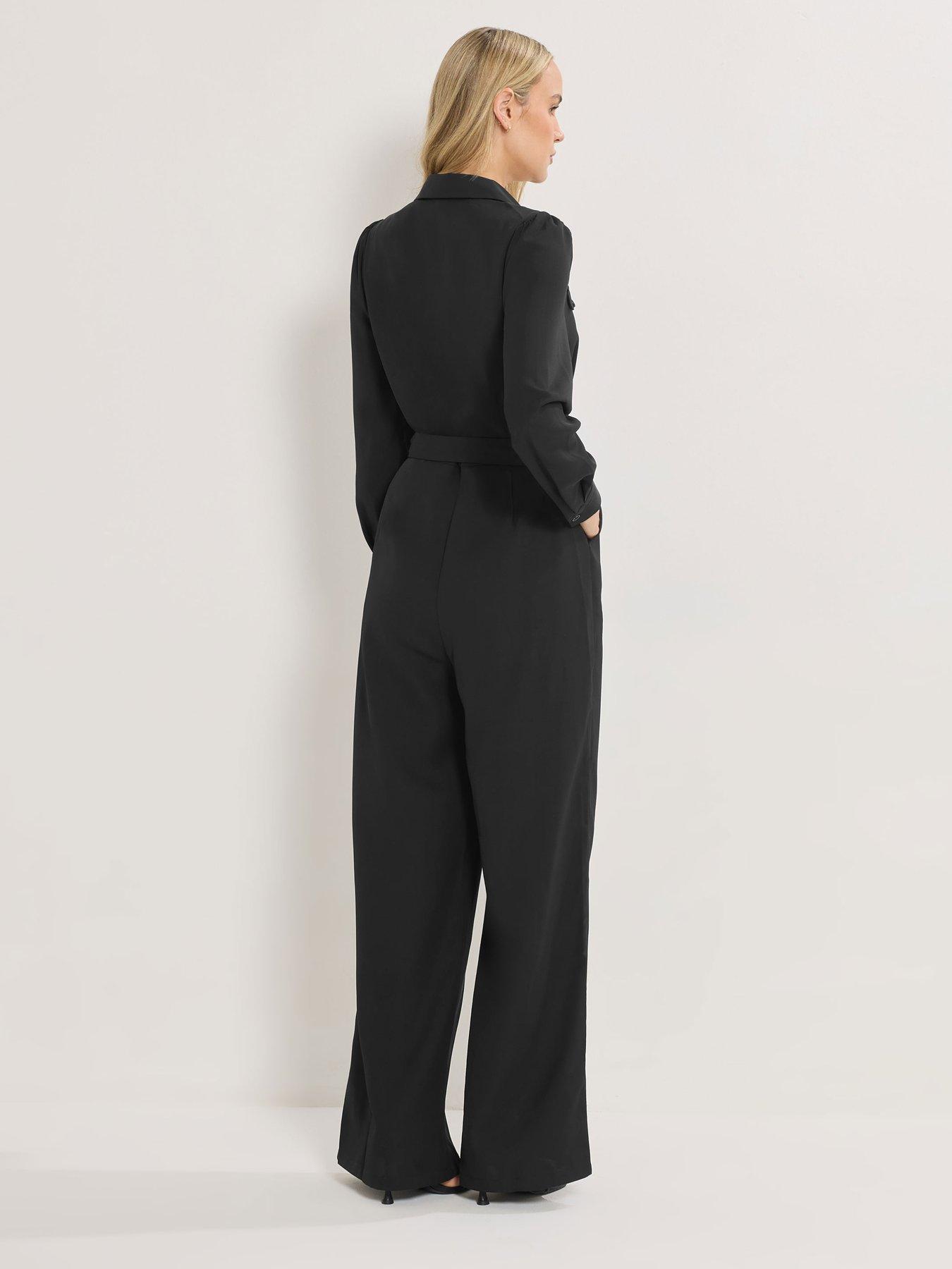 long-tall-sally-long-sleeve-button-jumpsuit-blackstillFront