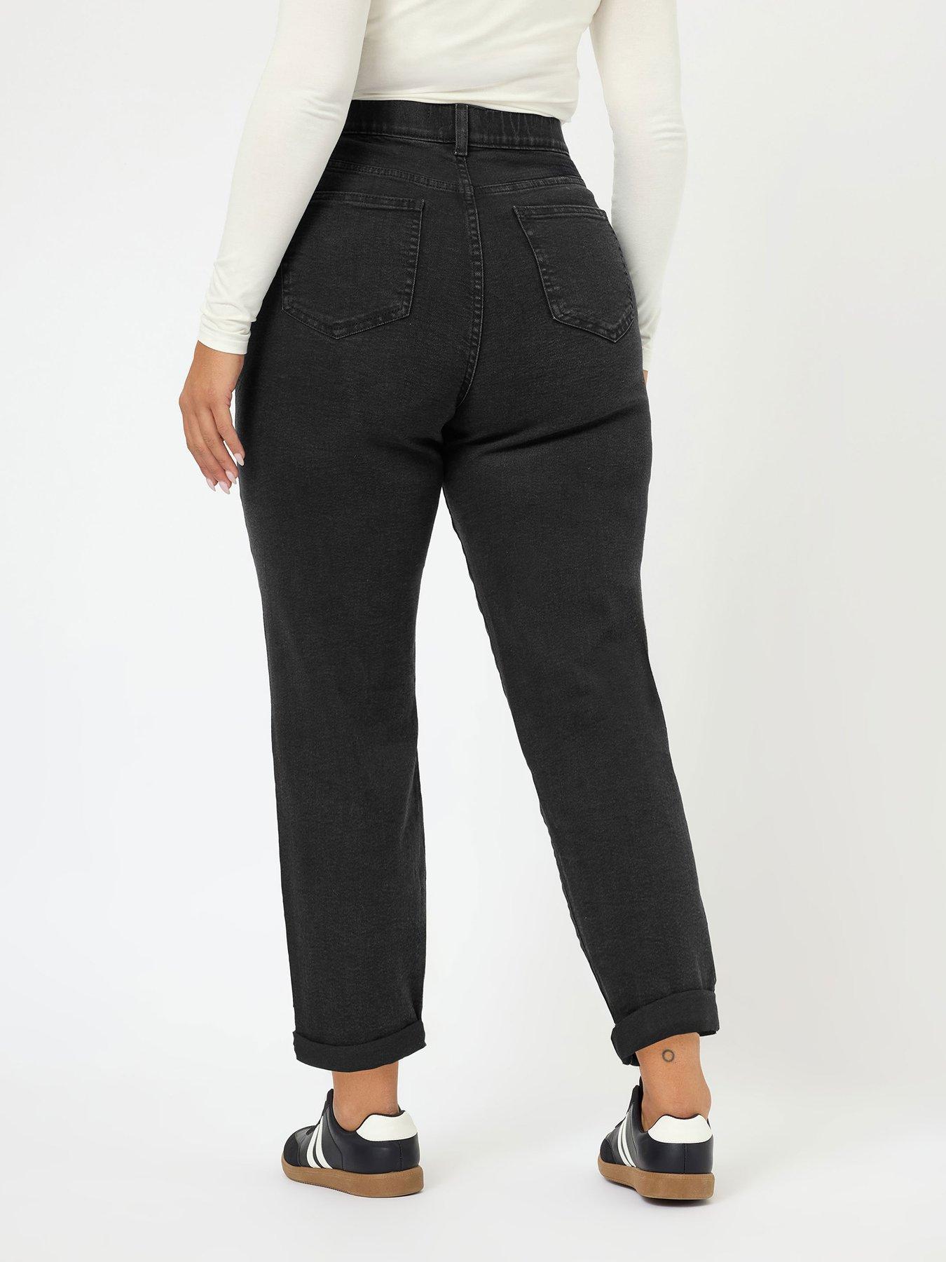 yours-curve-washed-boyfriend-jean-blackstillFront