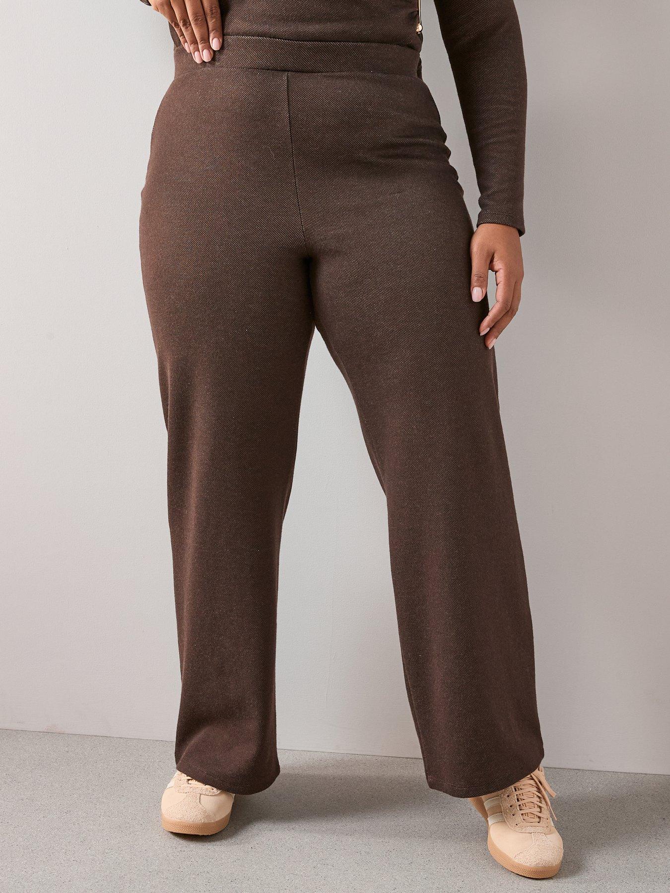 the-very-collection-curve-wide-leg-trouser-co-ord-brownoutfit