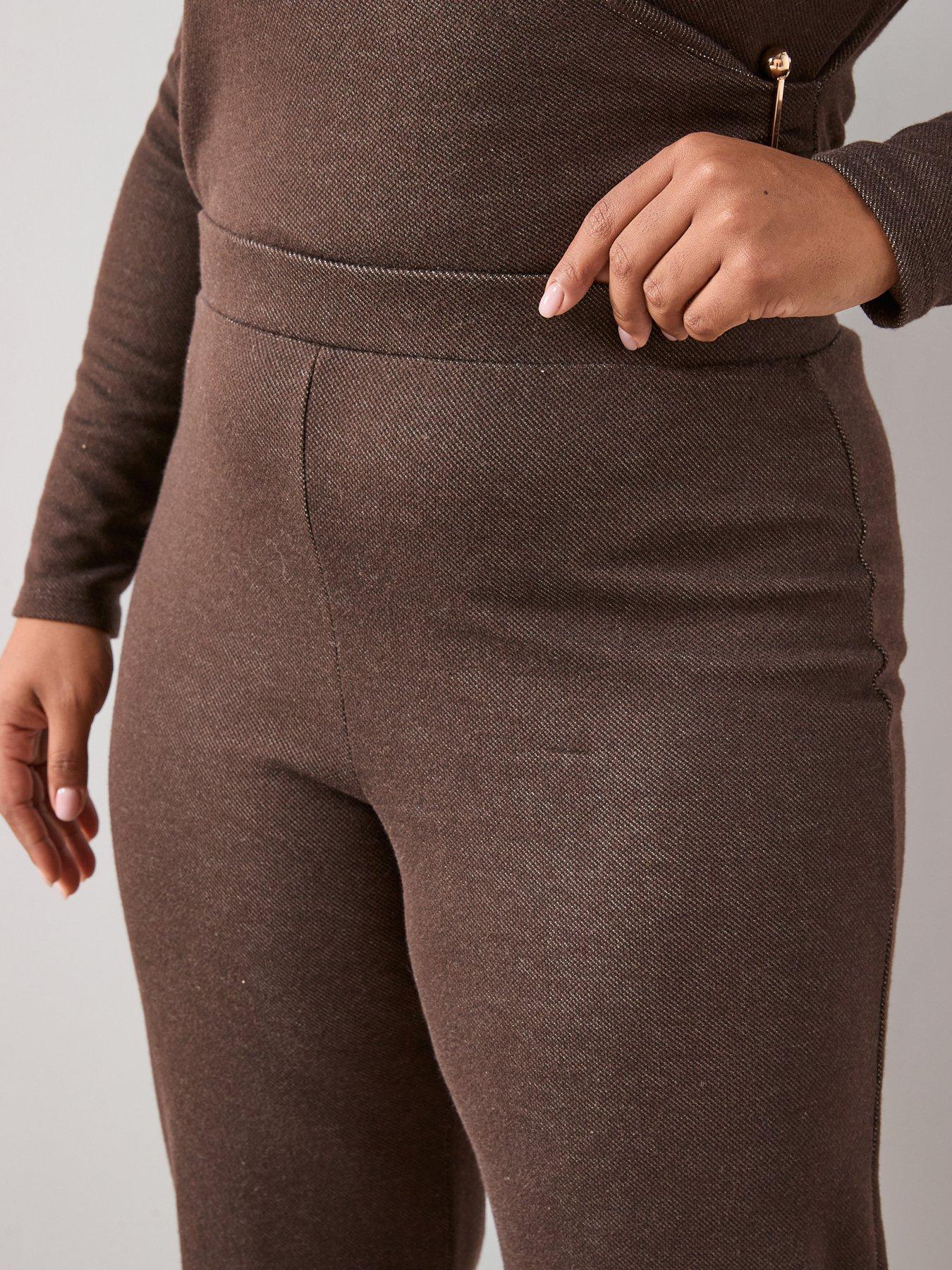 the-very-collection-curve-wide-leg-trouser-co-ord-browndetail
