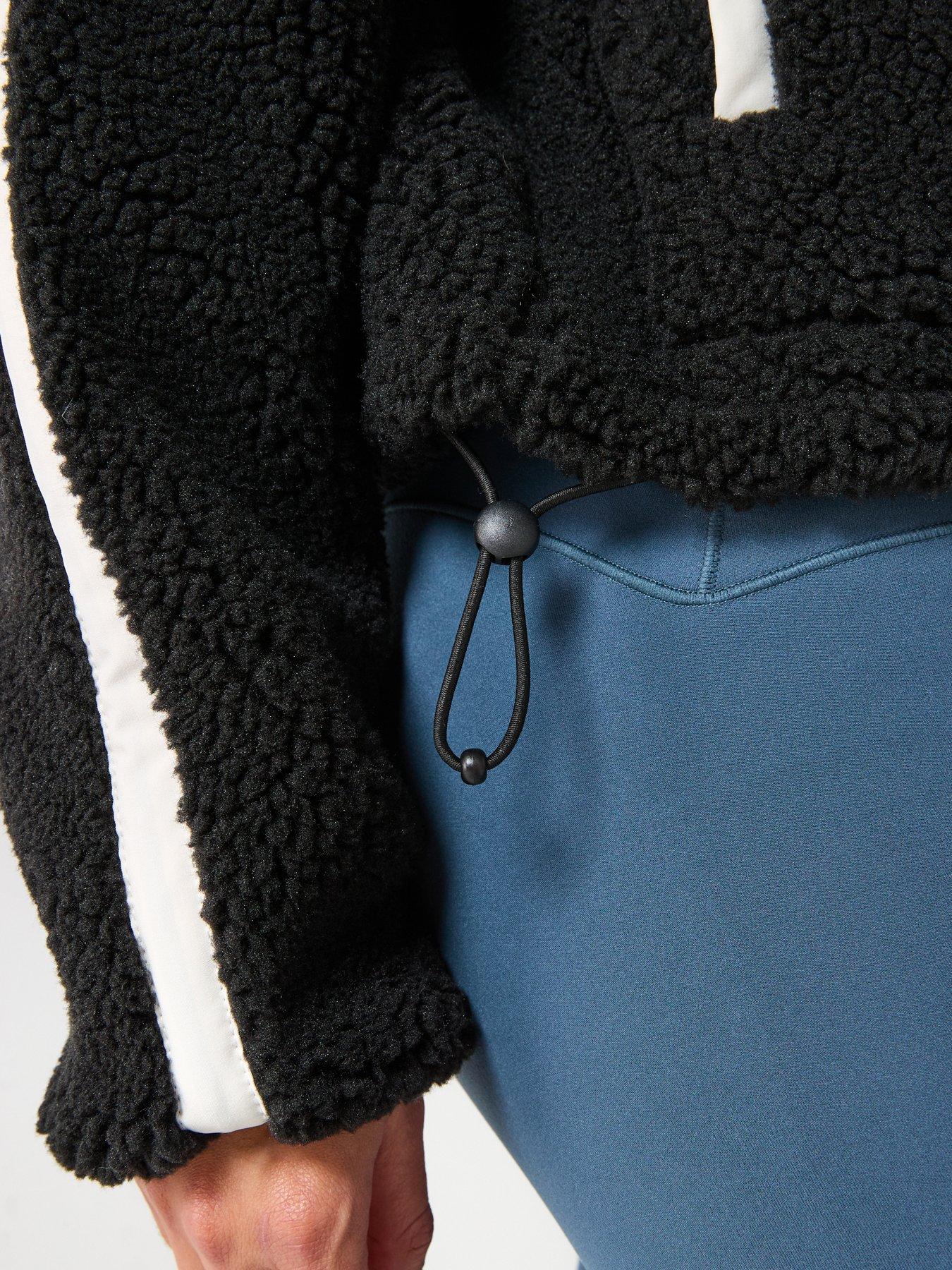 Image 6 of 6 of Gym + Coffee Womens Training Industry Half Zip Top - Black