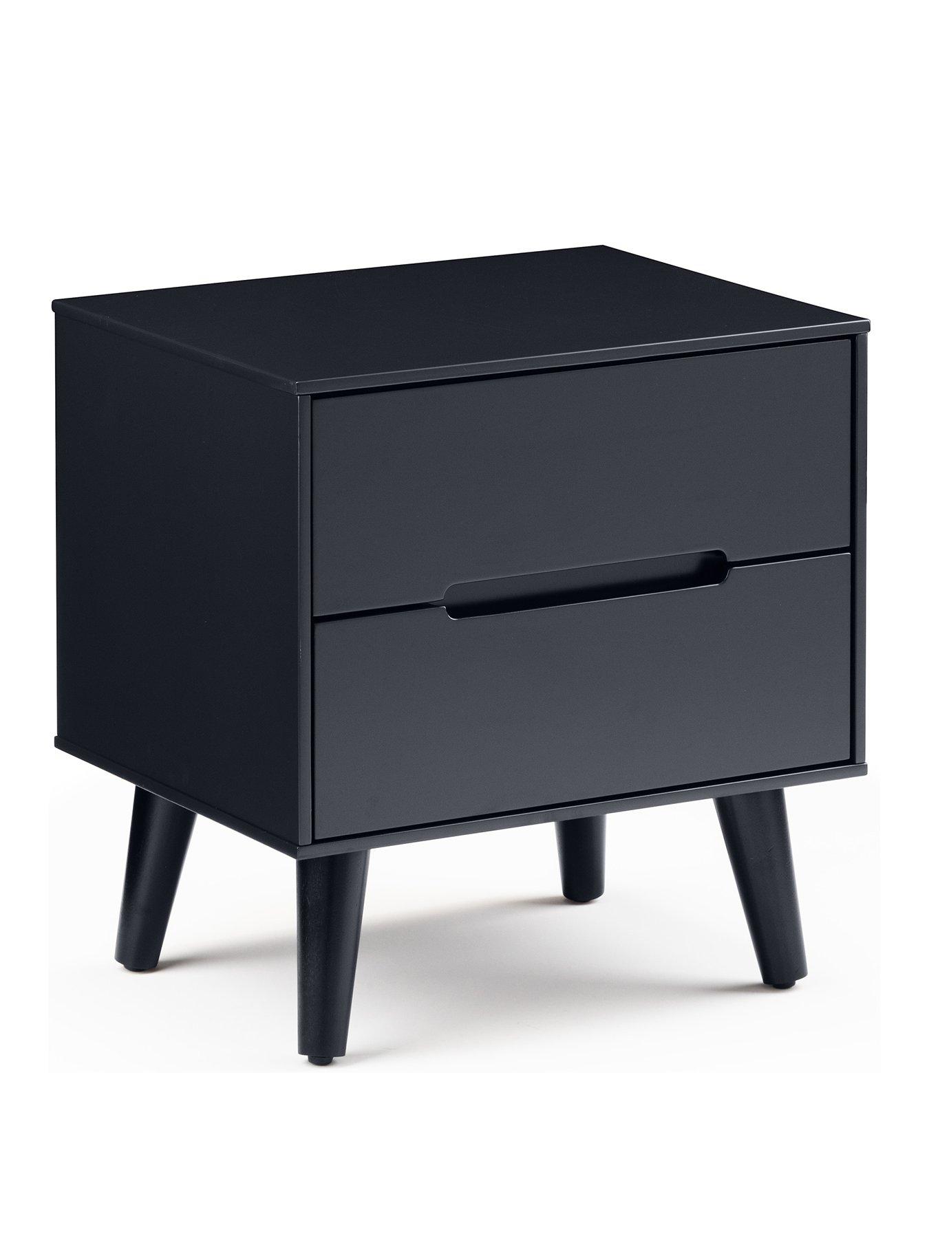 julian-bowen-alicia-2-drawer-bedside-table-anthracitestillFront