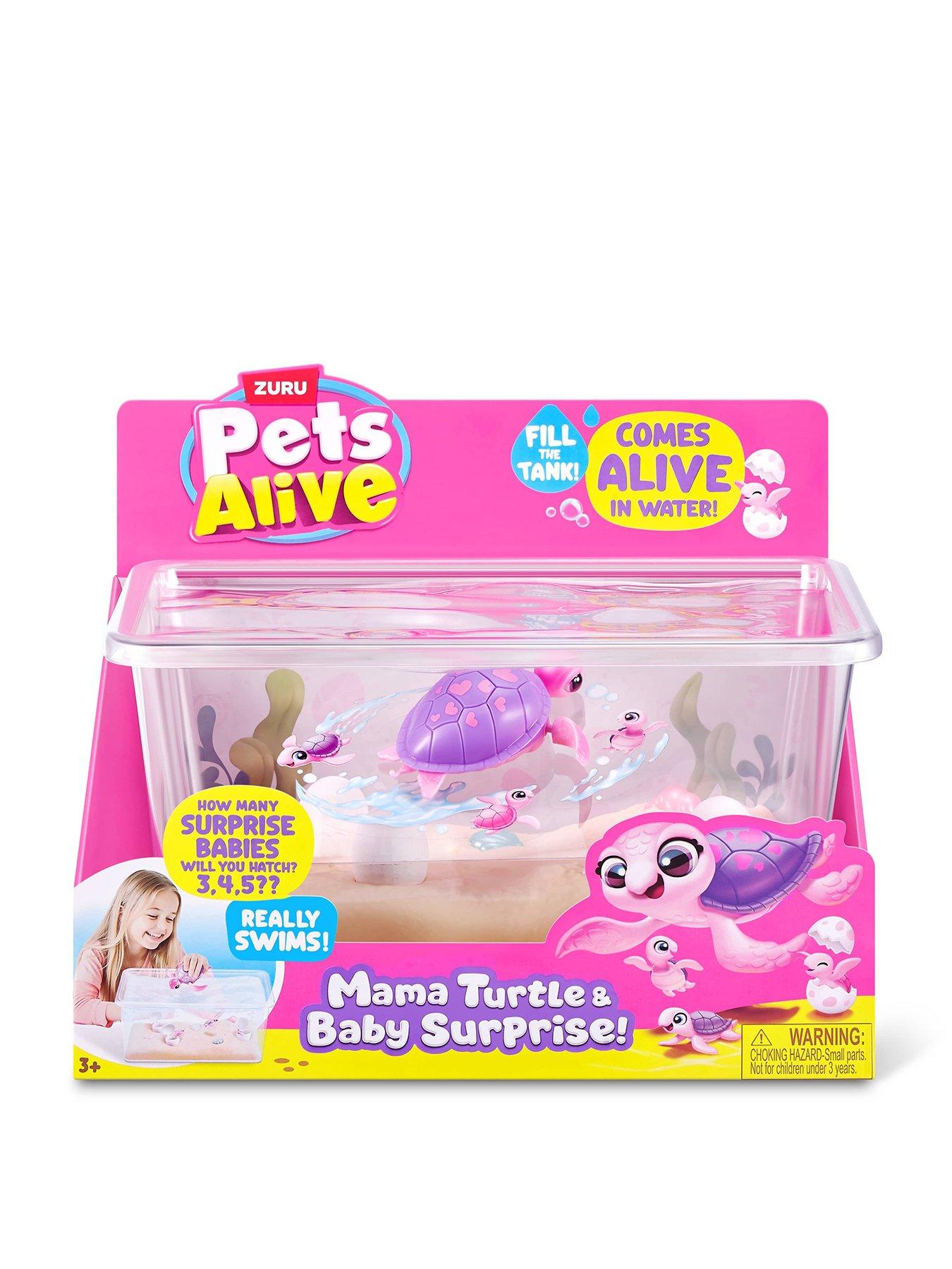 Zuru Pets Alive Mama  &  Baby Surprise Mama Turtle Playset