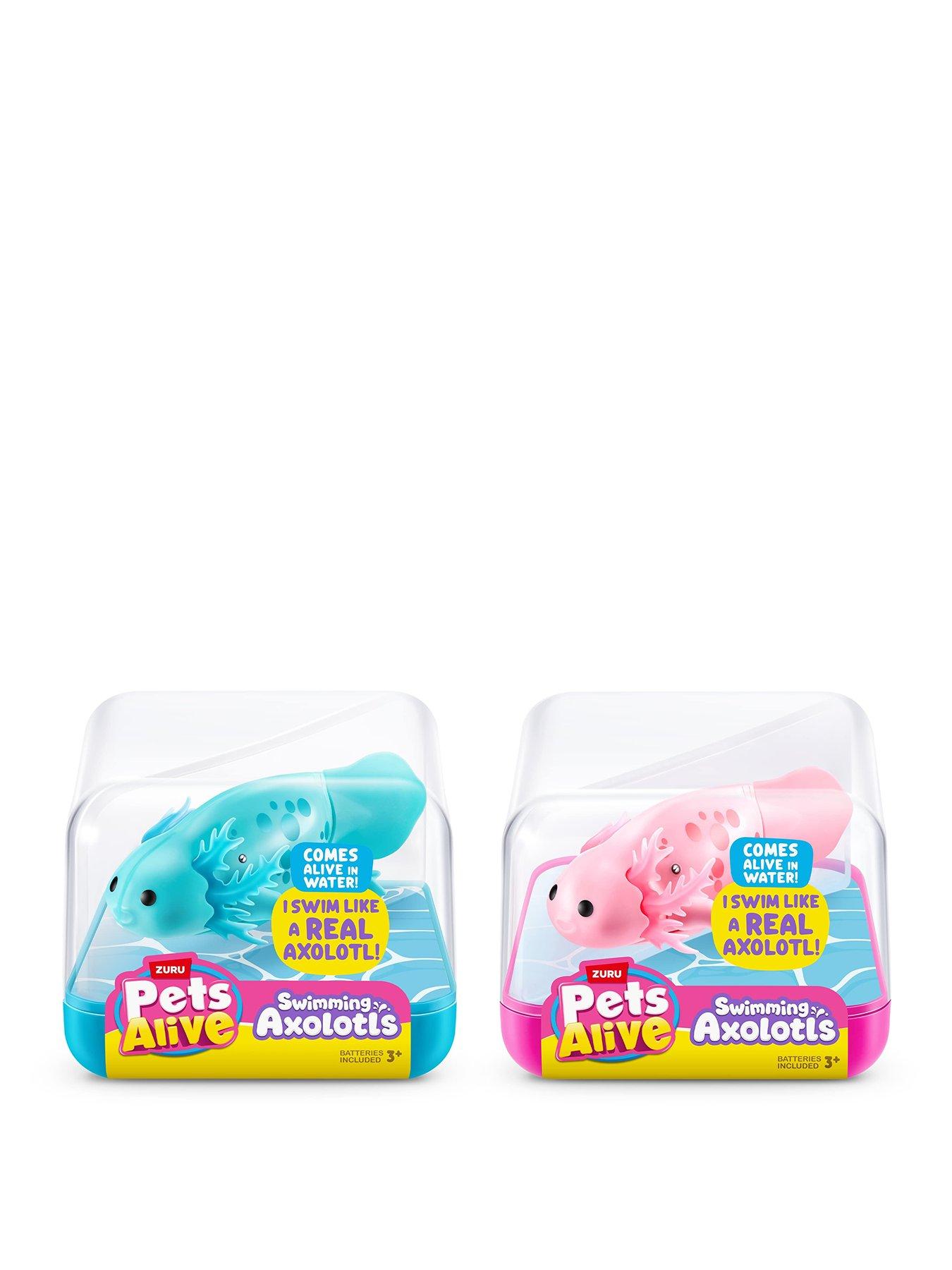 Zuru Pets Alive Water Activated Swimming Axolotl - Pack of 2