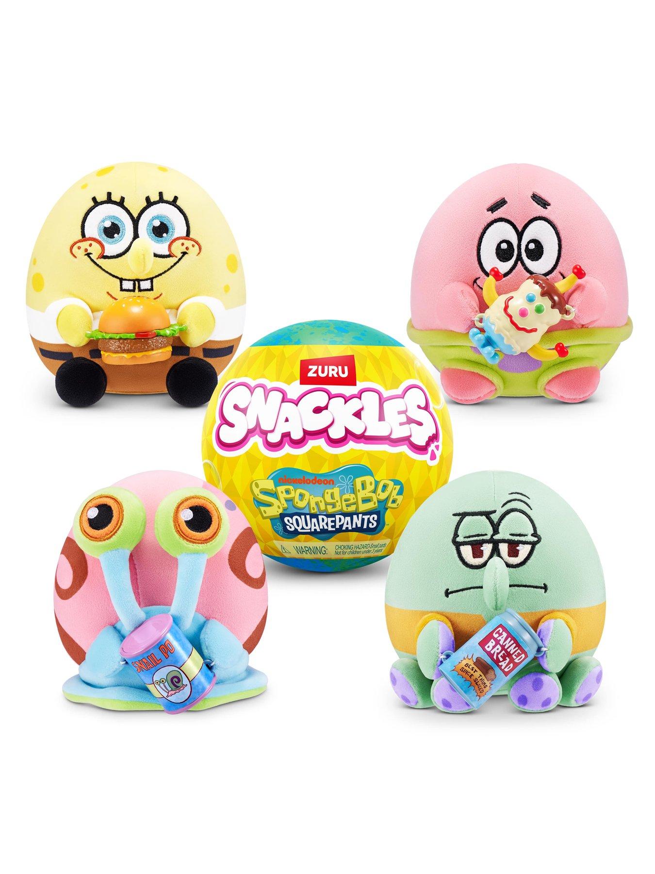 Image 2 of 7 of Zuru Snackles SpongeBob&nbsp;5" Capsule Collectable&nbsp;Mystery&nbsp;Plush