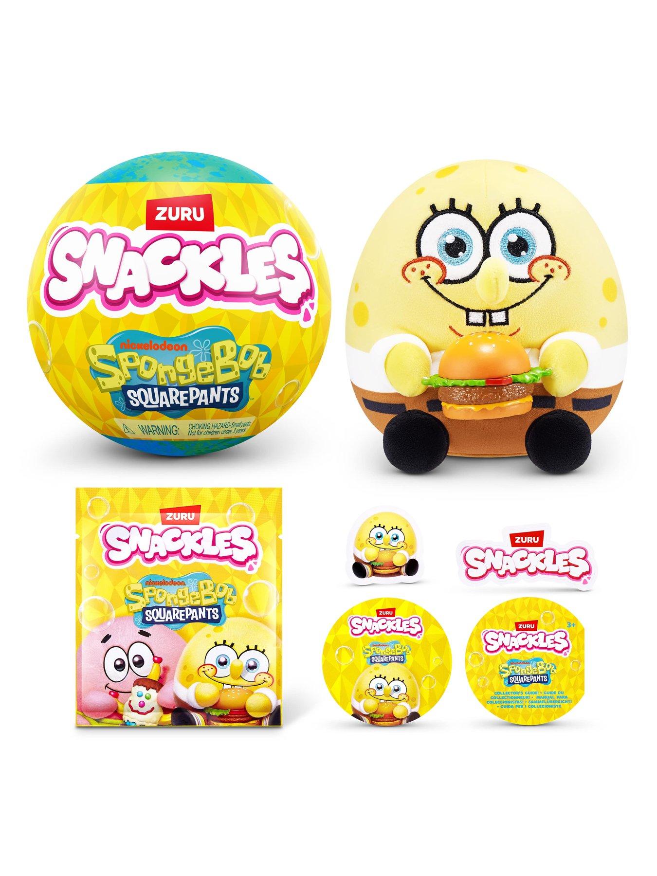 Image 4 of 7 of Zuru Snackles SpongeBob&nbsp;5" Capsule Collectable&nbsp;Mystery&nbsp;Plush