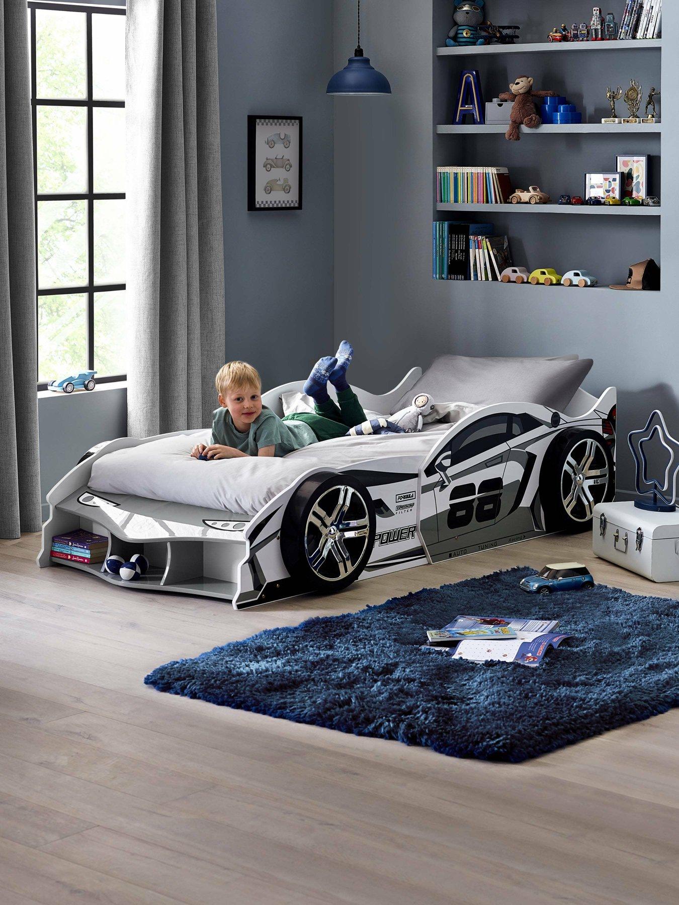 Julian Bowen Storm Race Car Bed - Single