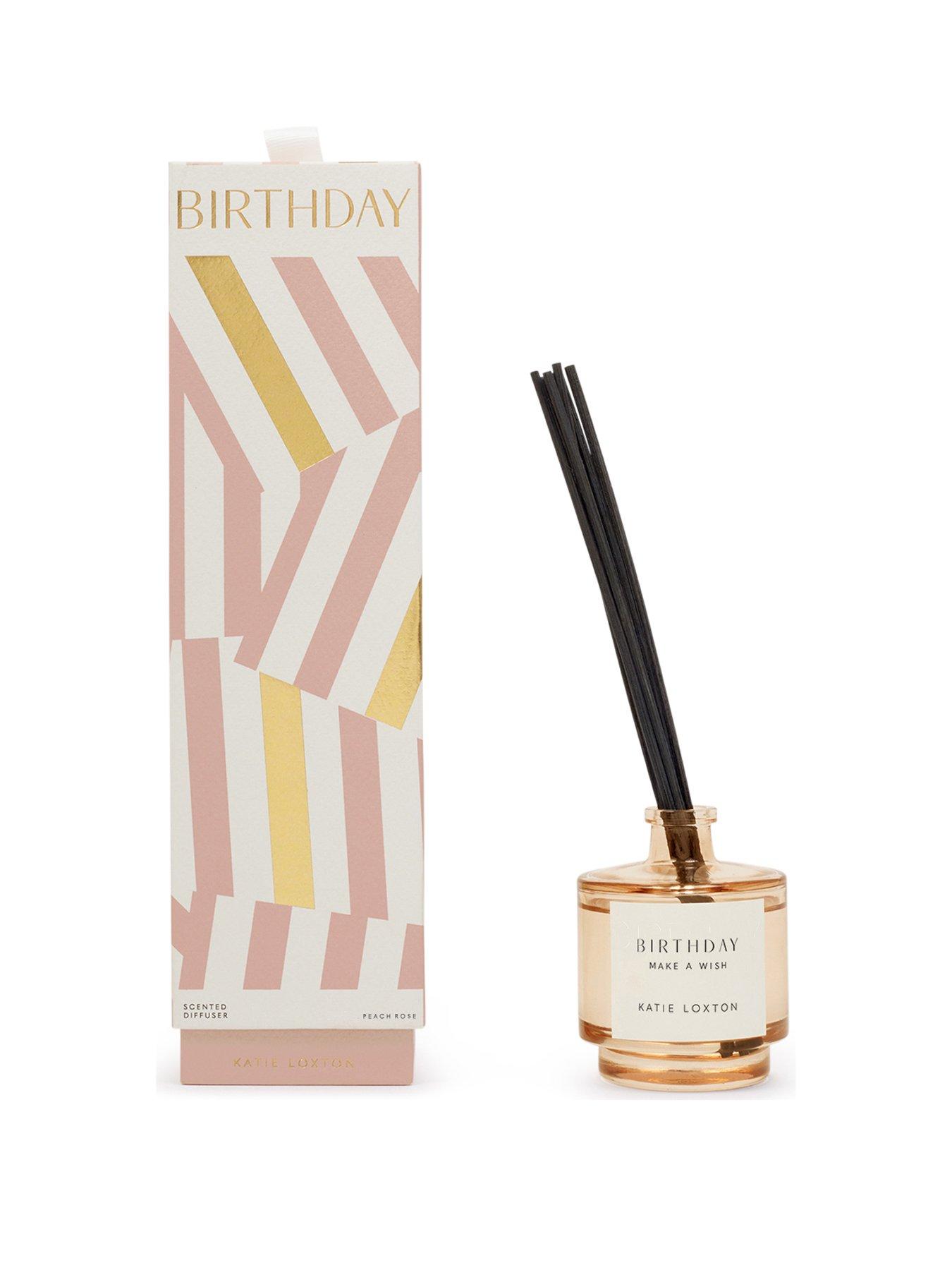 Image 1 of 5 of Katie Loxton SENTIMENT REED DIFFUSER , BIRTHDAY , Peach Rose and Sweet Mandarin