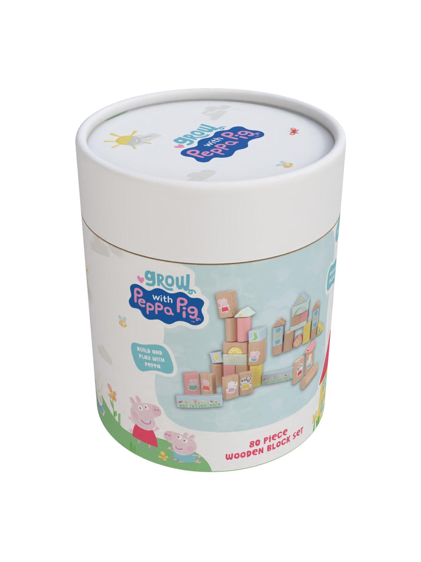Image 5 of 5 of Peppa Pig Peppa Block Bucket - 80 pcs