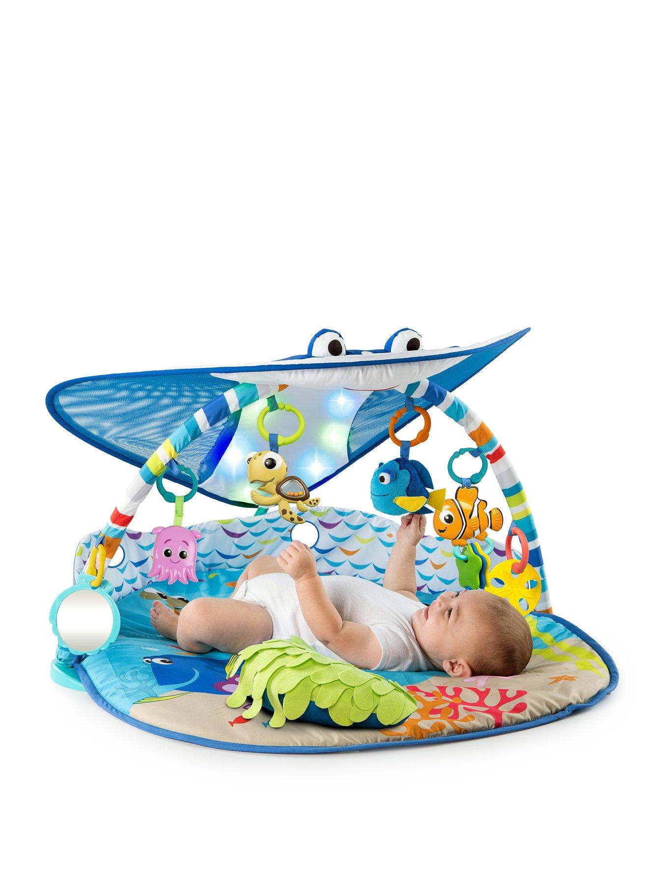 Image 1 of 8 of Bright Starts Bright Starts Disney Baby FINDING NEMO Mr. Ray Ocean Lights &amp; Music Gym