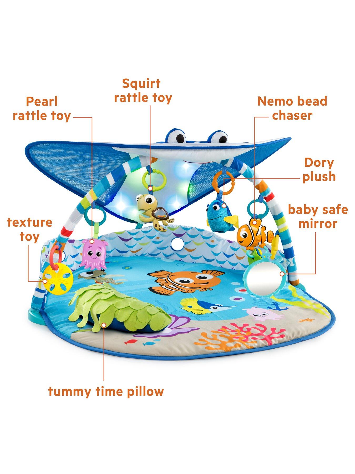 Image 3 of 8 of Bright Starts Bright Starts Disney Baby FINDING NEMO Mr. Ray Ocean Lights &amp; Music Gym