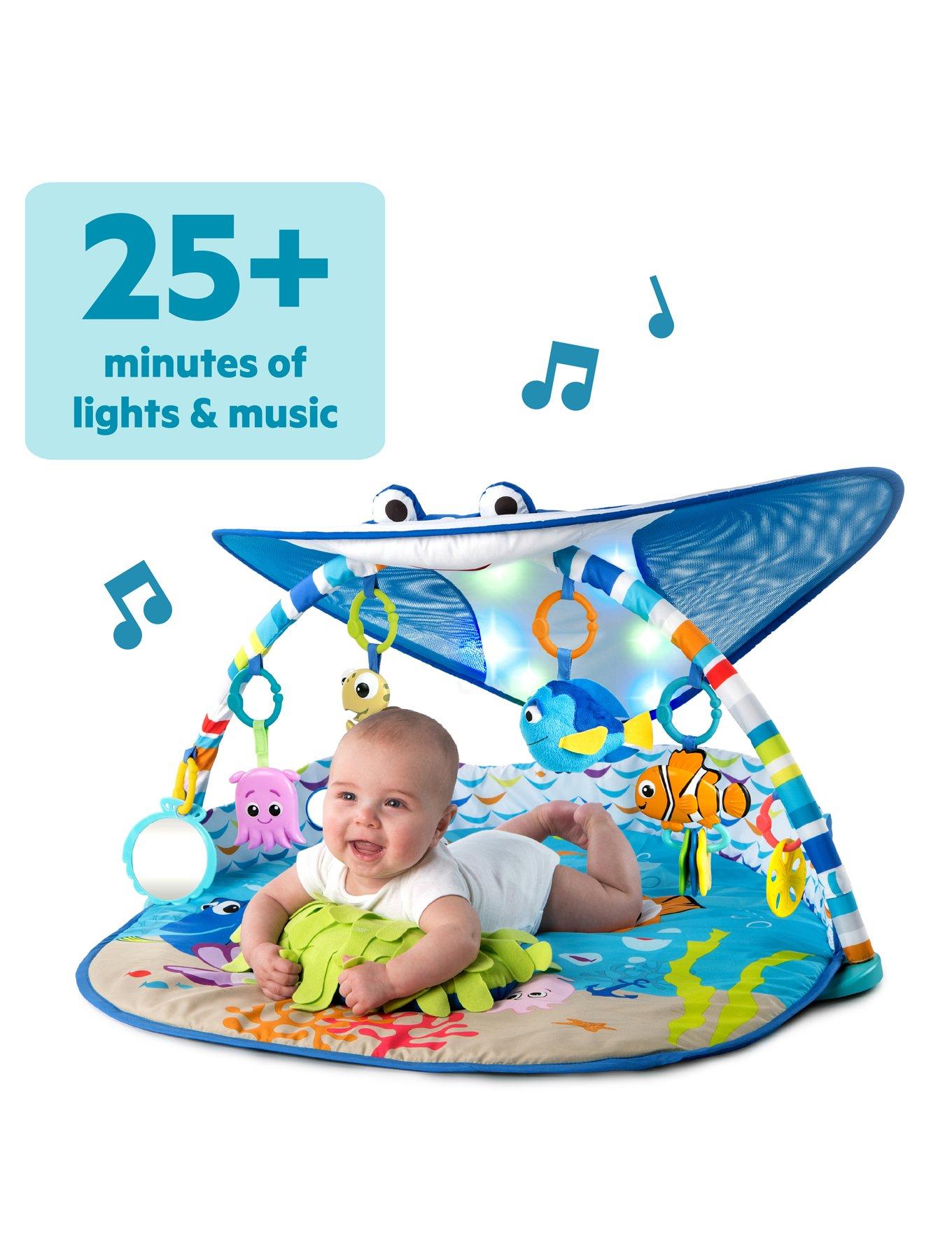 Image 4 of 8 of Bright Starts Bright Starts Disney Baby FINDING NEMO Mr. Ray Ocean Lights &amp; Music Gym