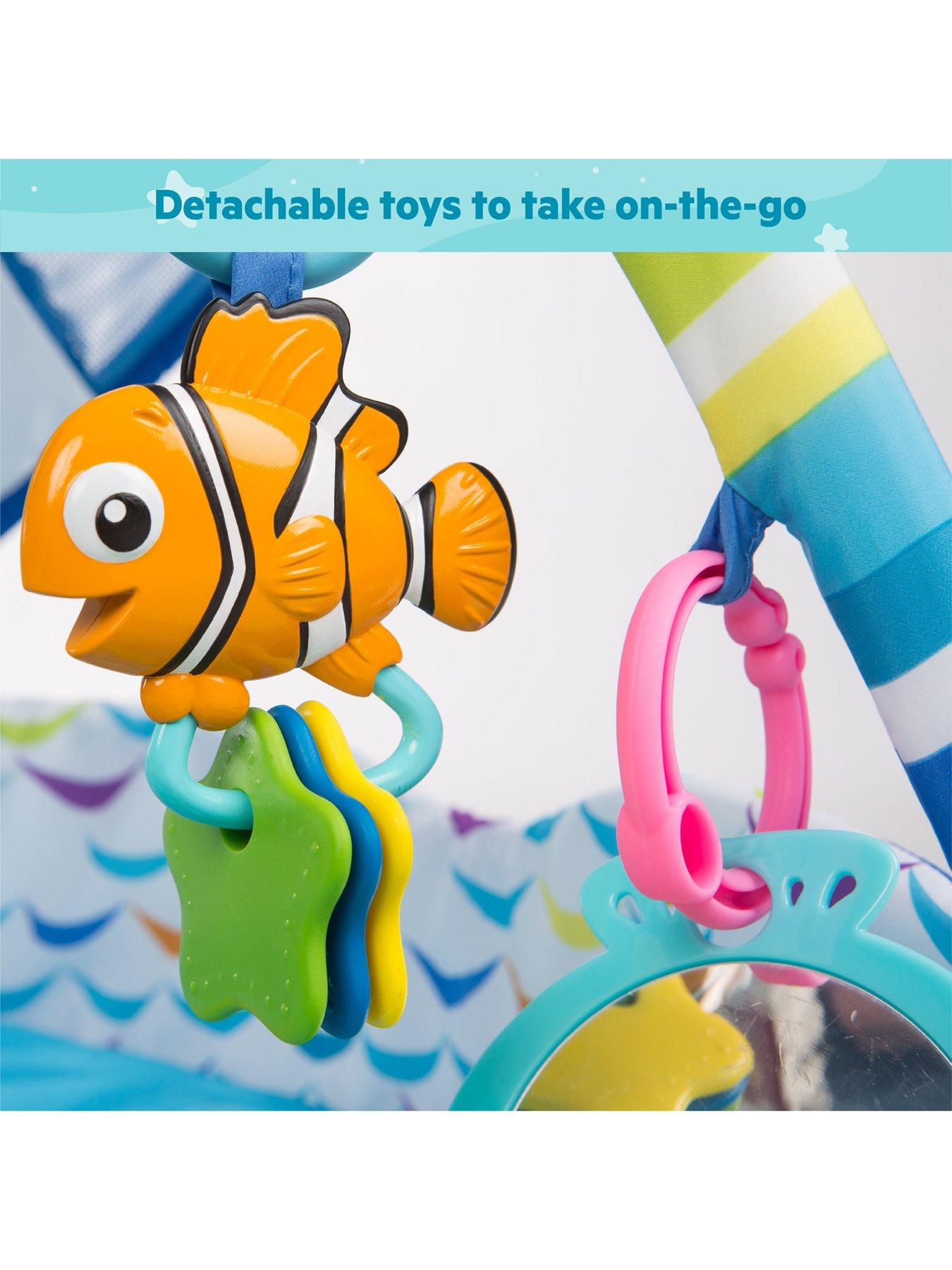 Image 5 of 8 of Bright Starts Bright Starts Disney Baby FINDING NEMO Mr. Ray Ocean Lights &amp; Music Gym