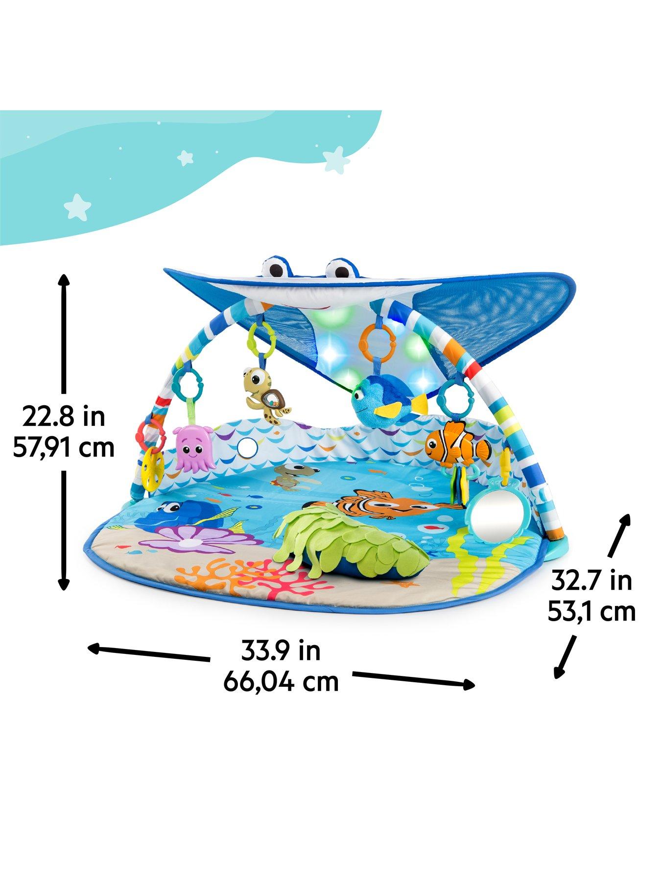 Image 6 of 8 of Bright Starts Bright Starts Disney Baby FINDING NEMO Mr. Ray Ocean Lights &amp; Music Gym