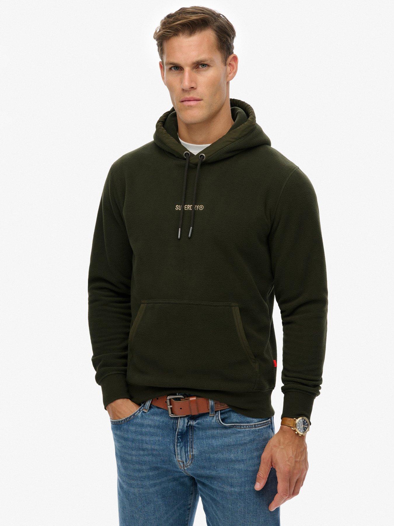 superdry-micro-logo-fleece-hoodie-greenfront