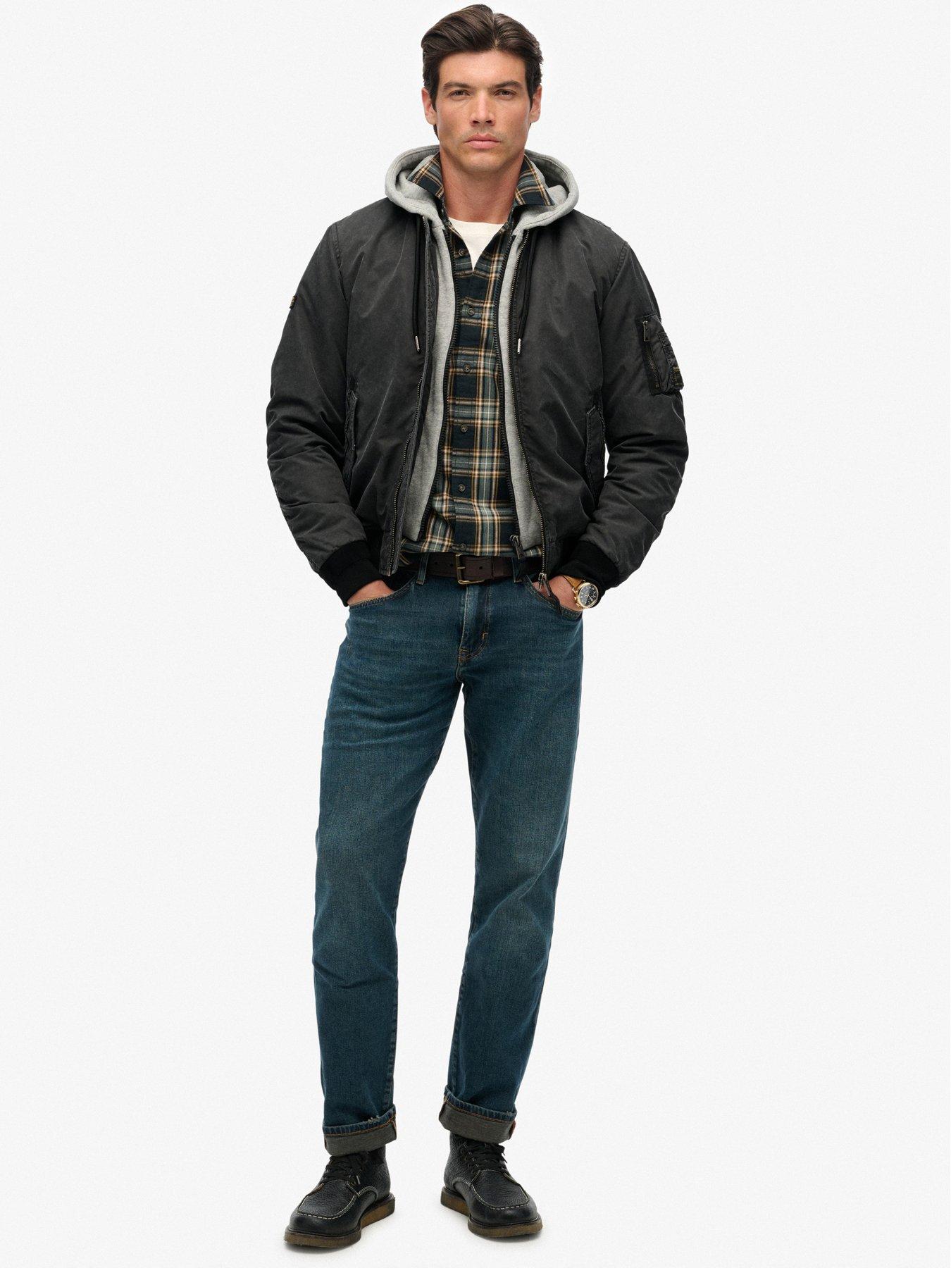 Image 3 of 6 of Superdry Military Ma1 Bomber Jacket - Black