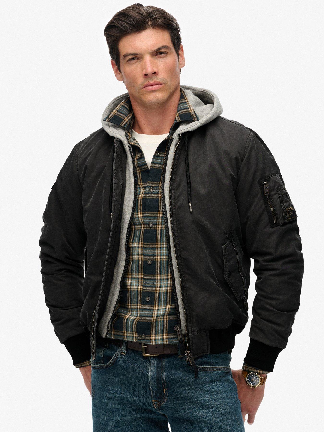 Image 5 of 6 of Superdry Military Ma1 Bomber Jacket - Black