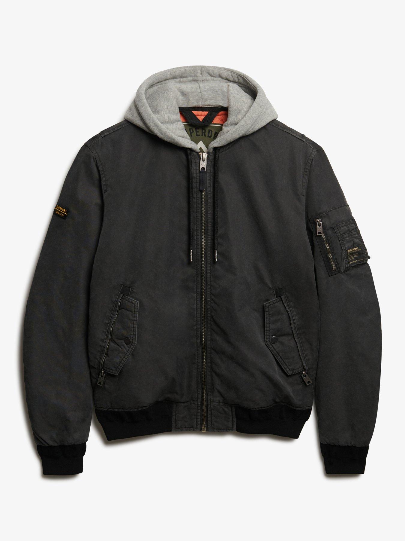 Image 6 of 6 of Superdry Military Ma1 Bomber Jacket - Black