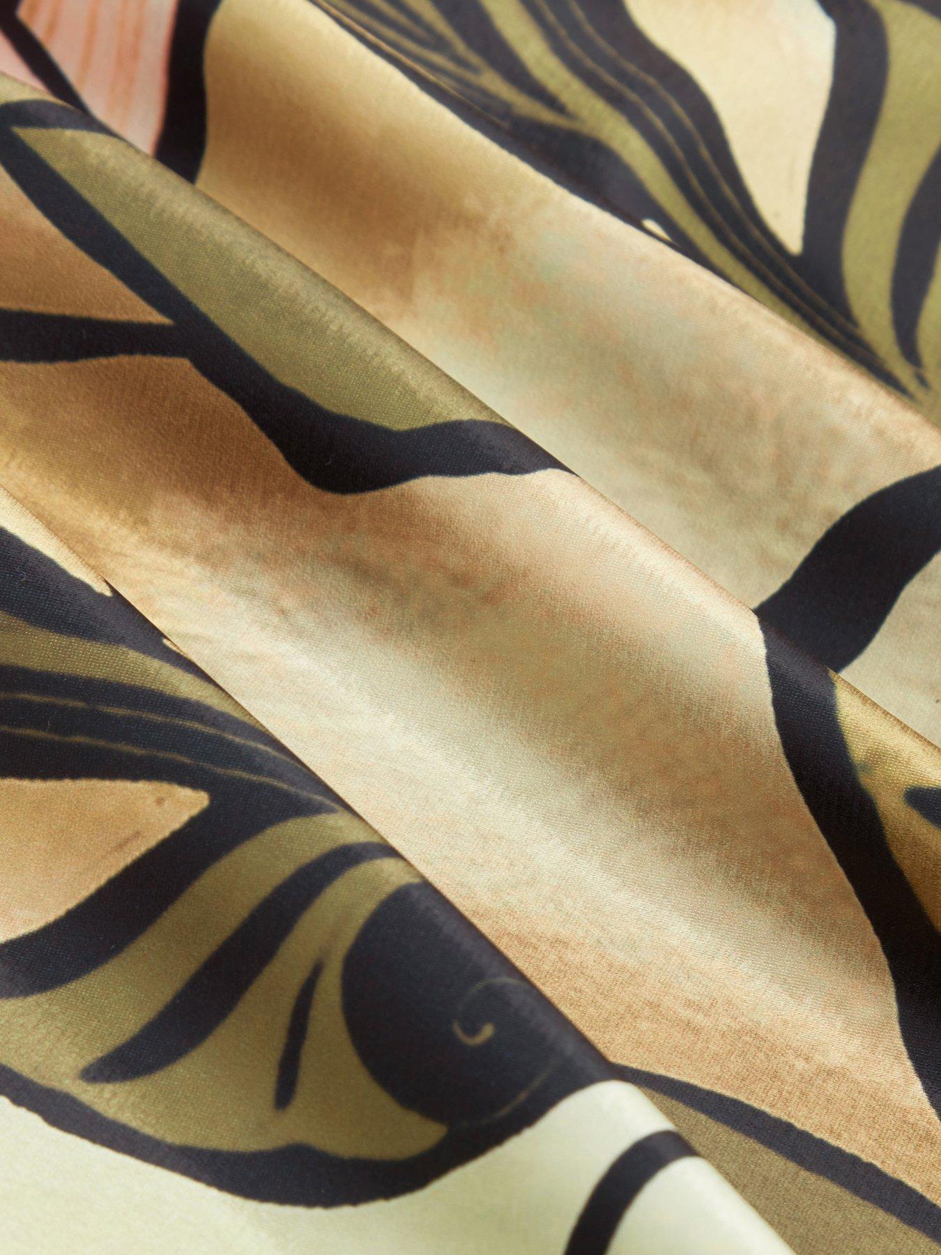 ted-baker-print-long-sleeve-midi-dress-blackdetail