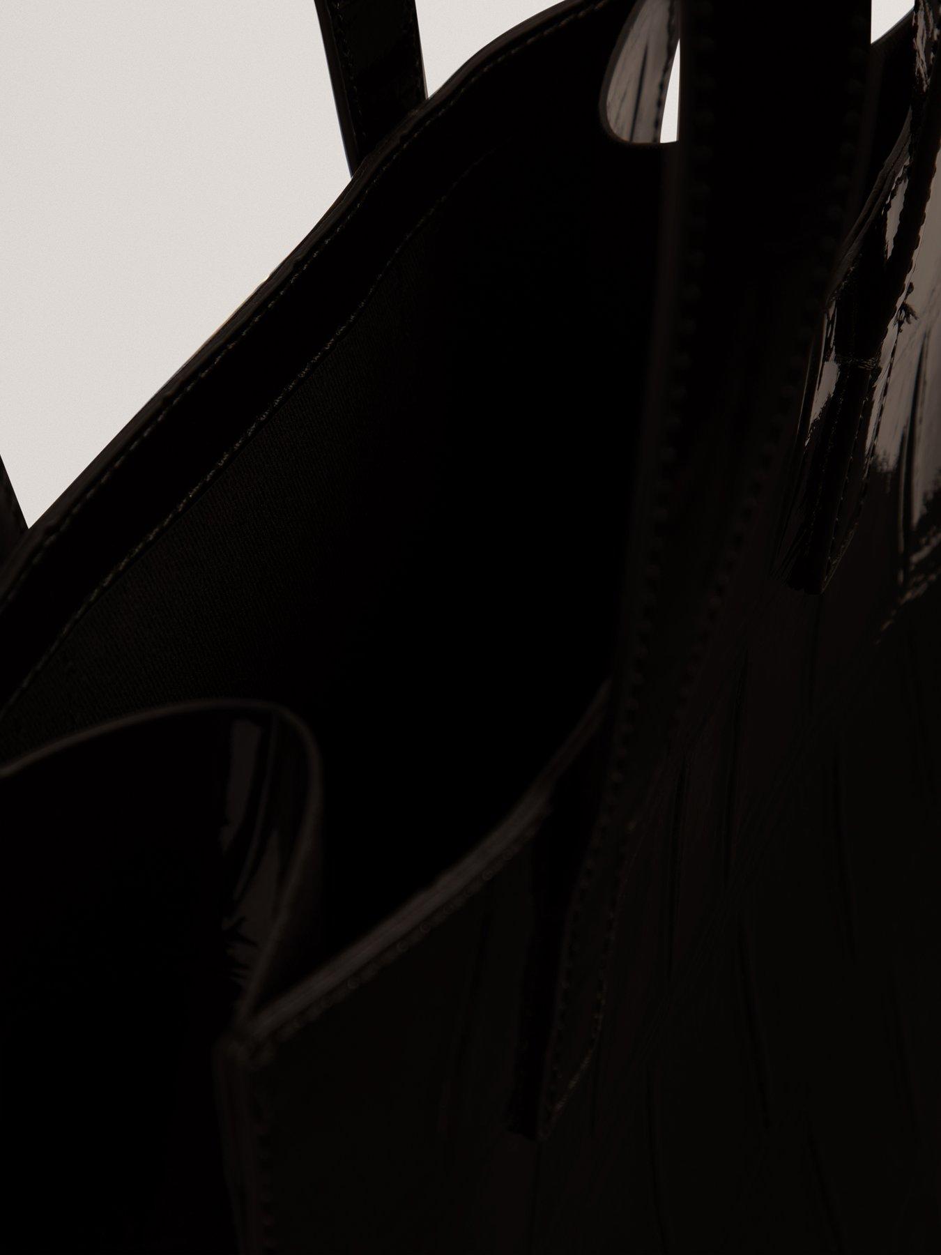 Image 3 of 5 of Ted Baker Croc Effect Small Icon Bag - Black