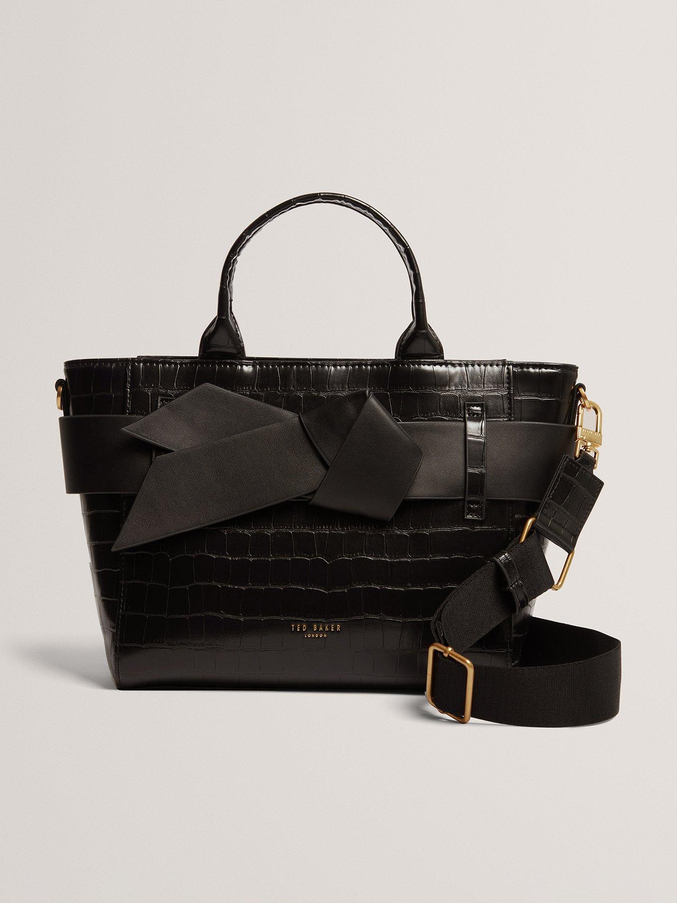 ted-baker-croc-effect-knot-bow-crossbody-bag-black