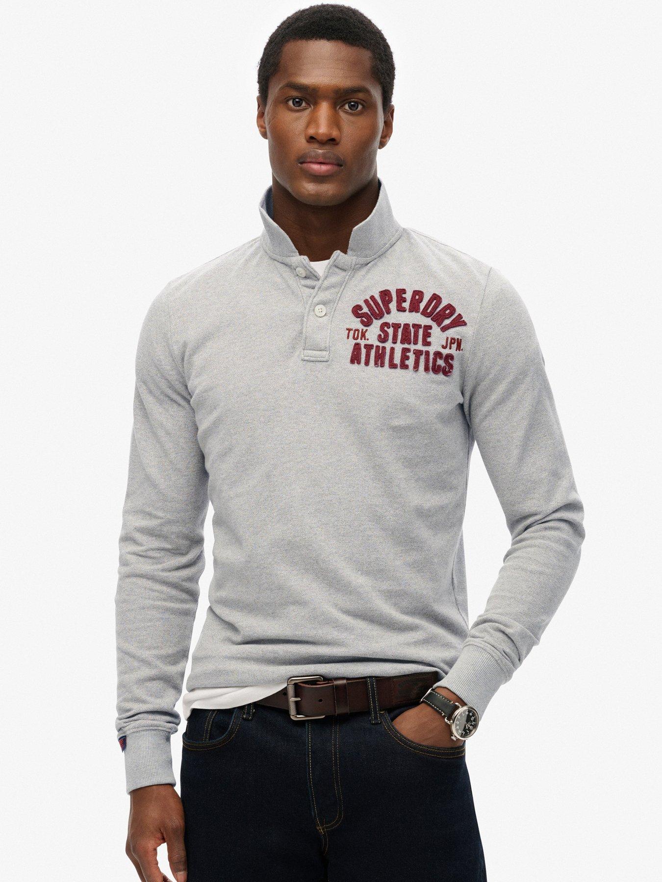 Superdry Superdry Vintage Athletic Long Sleeve Polo Shirt