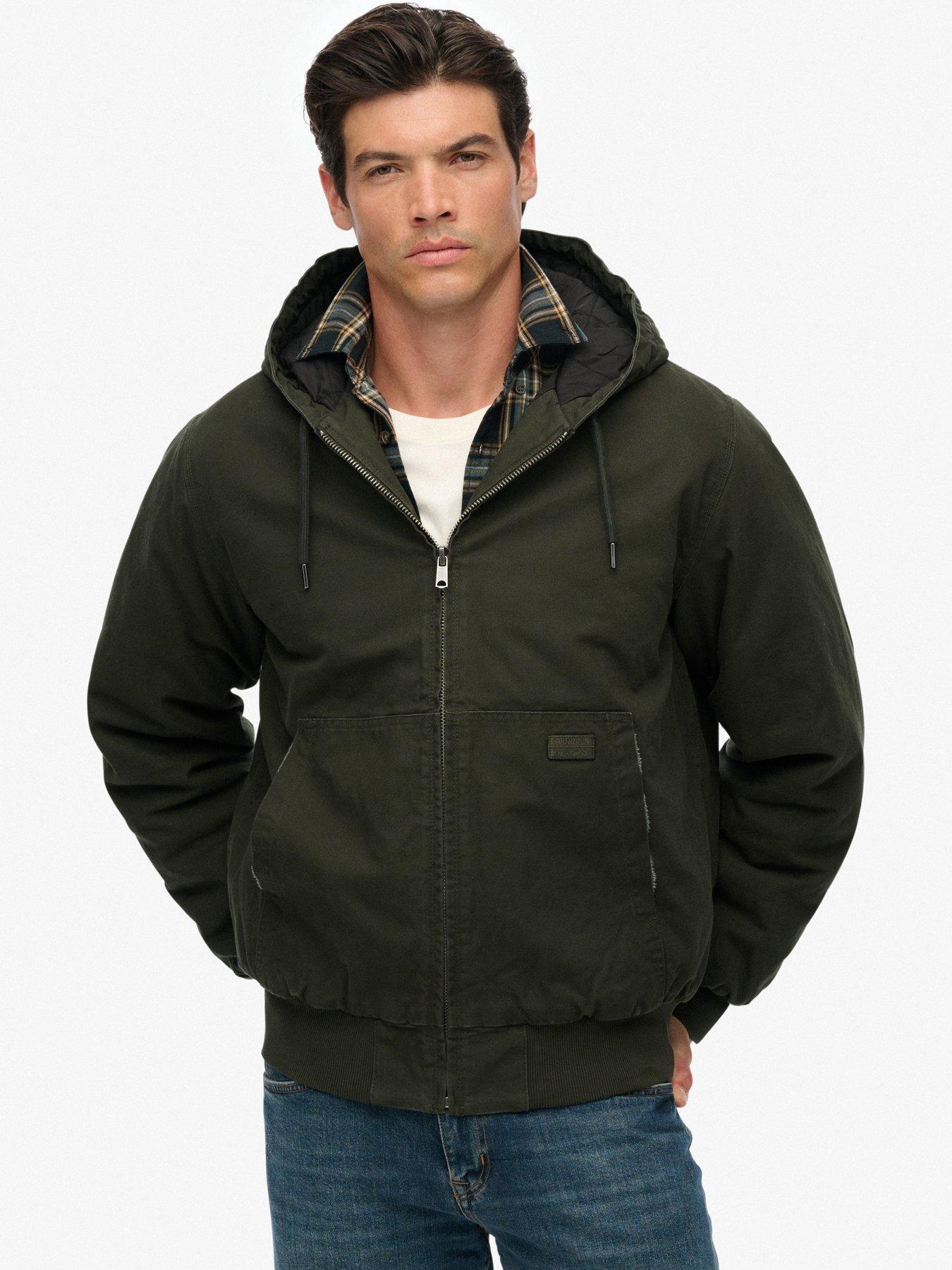 Superdry Canvas Surplus Hooded Jacket - Green