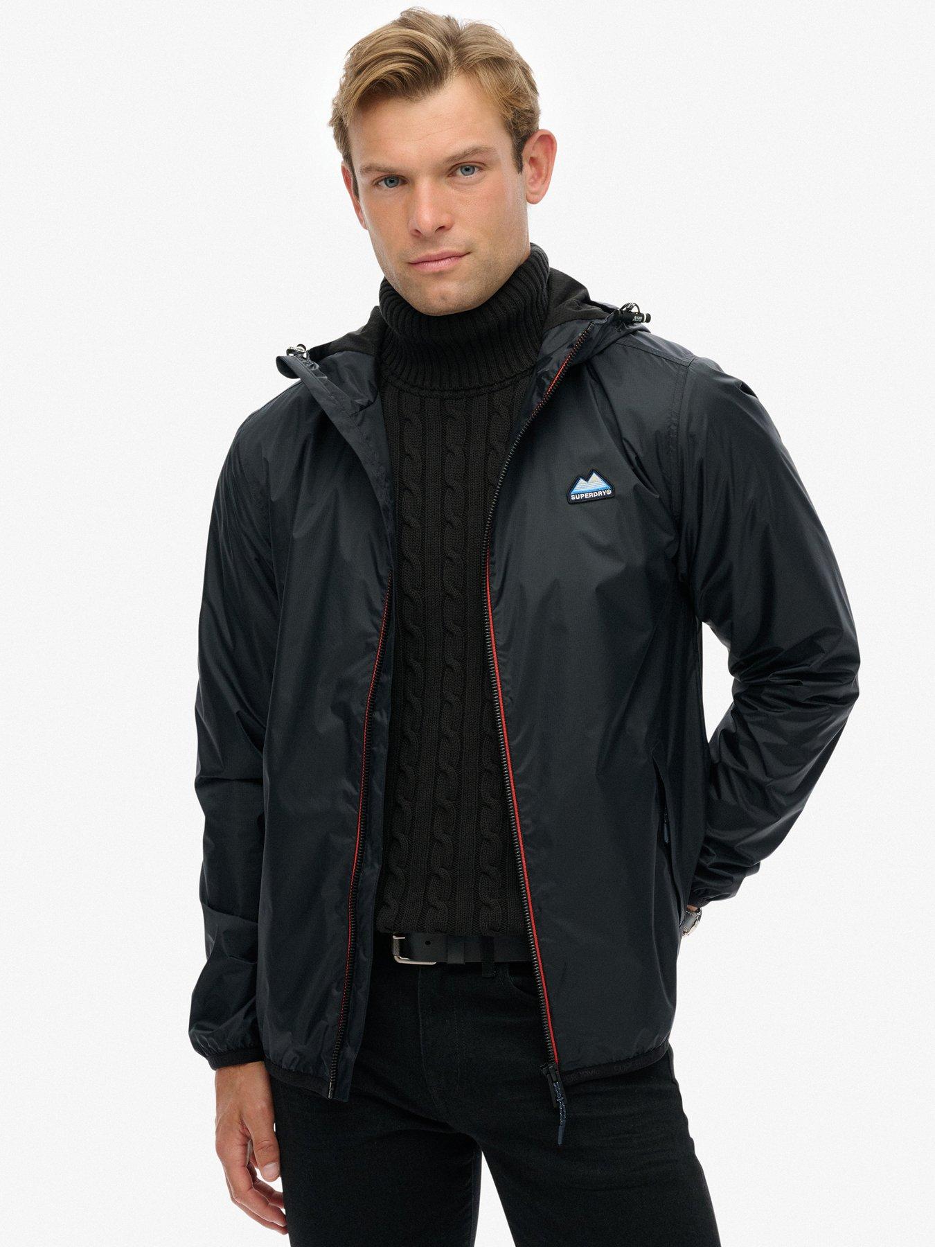 Superdry Essential Tri Windbreaker Jacket - Navy