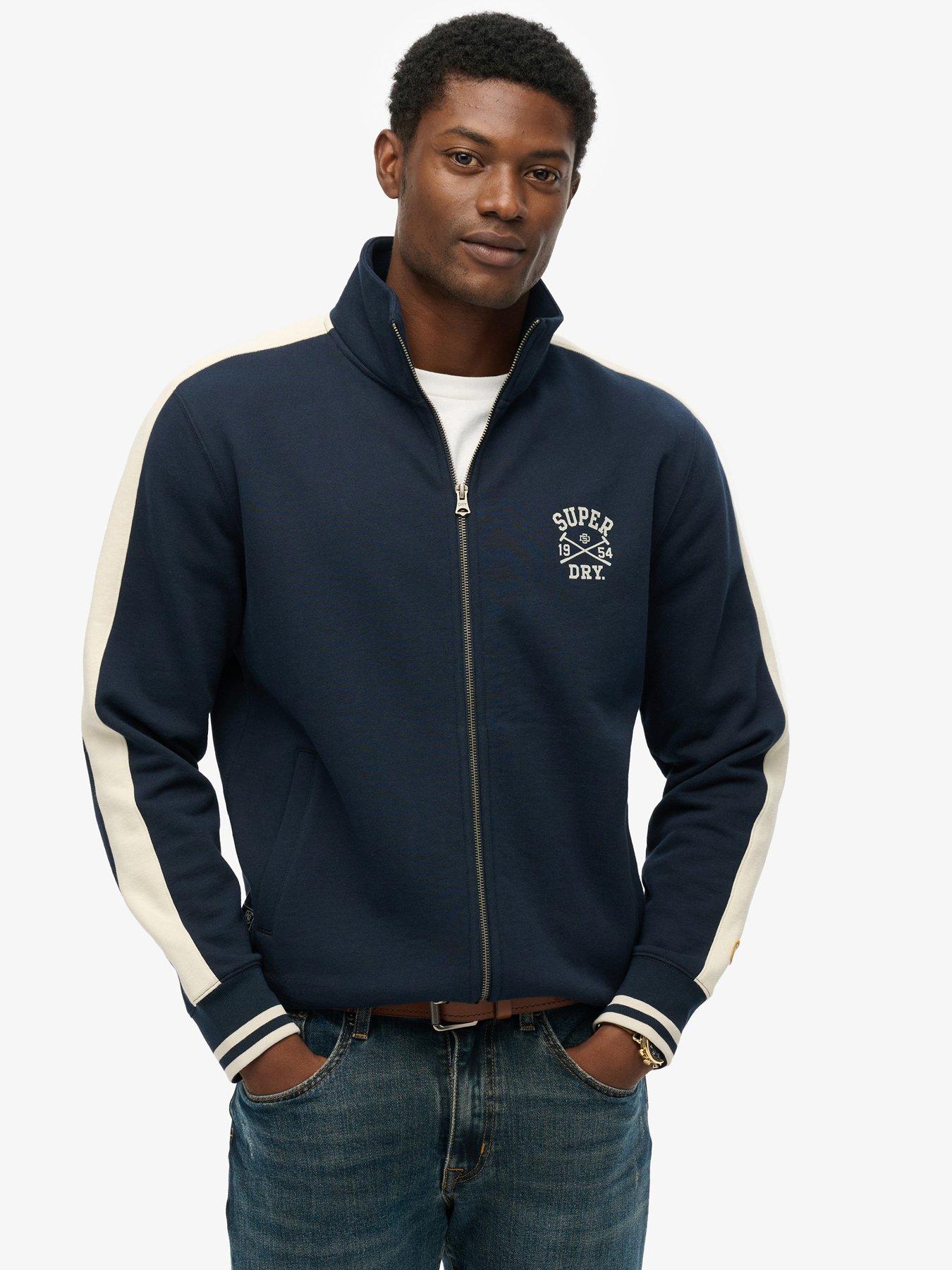 Image 1 of 6 of Superdry Athletic Club Track Top - Navy