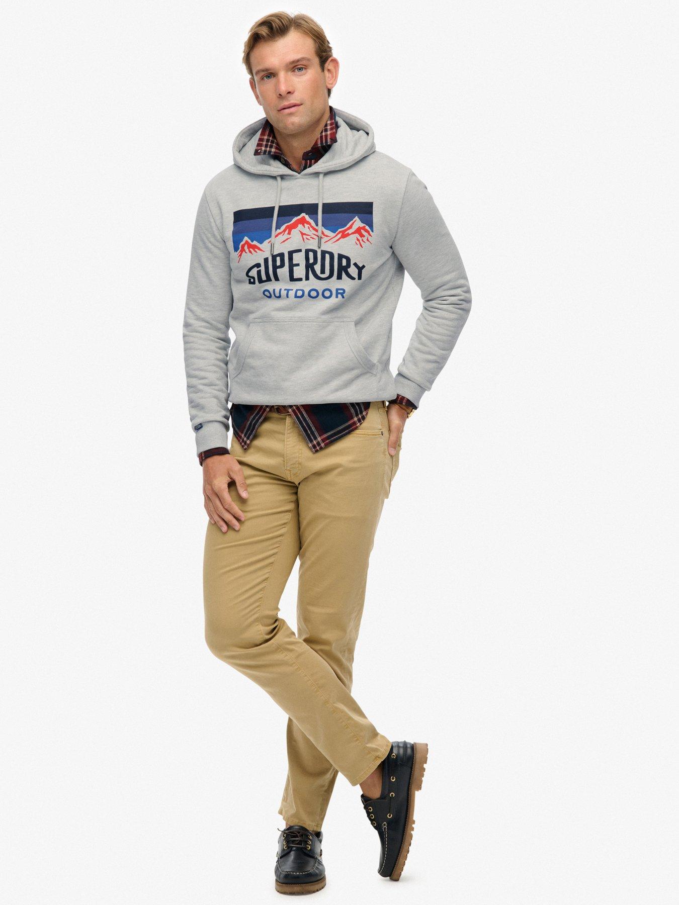 Image 3 of 5 of Superdry Mountain Relaxed Hoodie - Grey