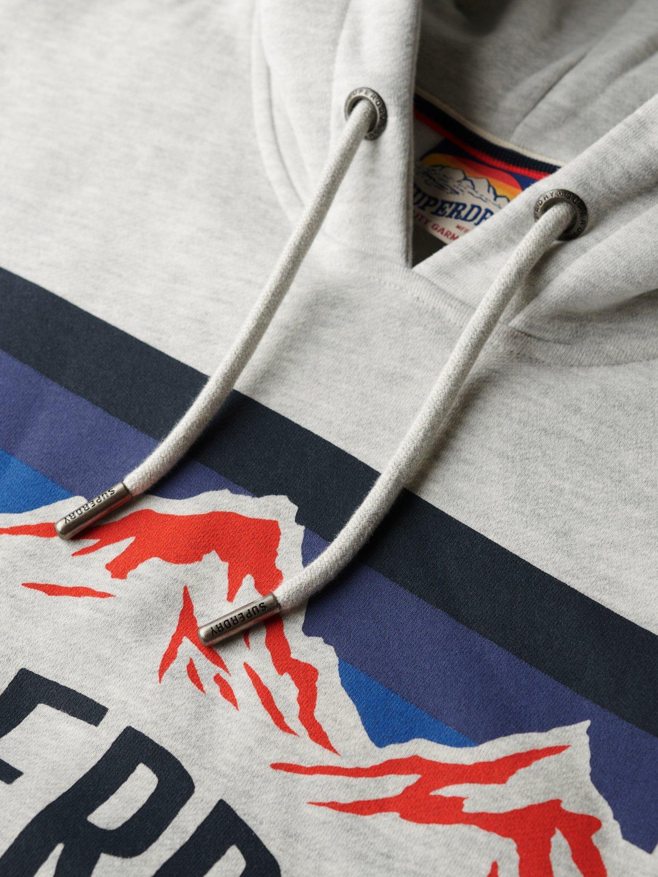 Image 5 of 5 of Superdry Mountain Relaxed Hoodie - Grey