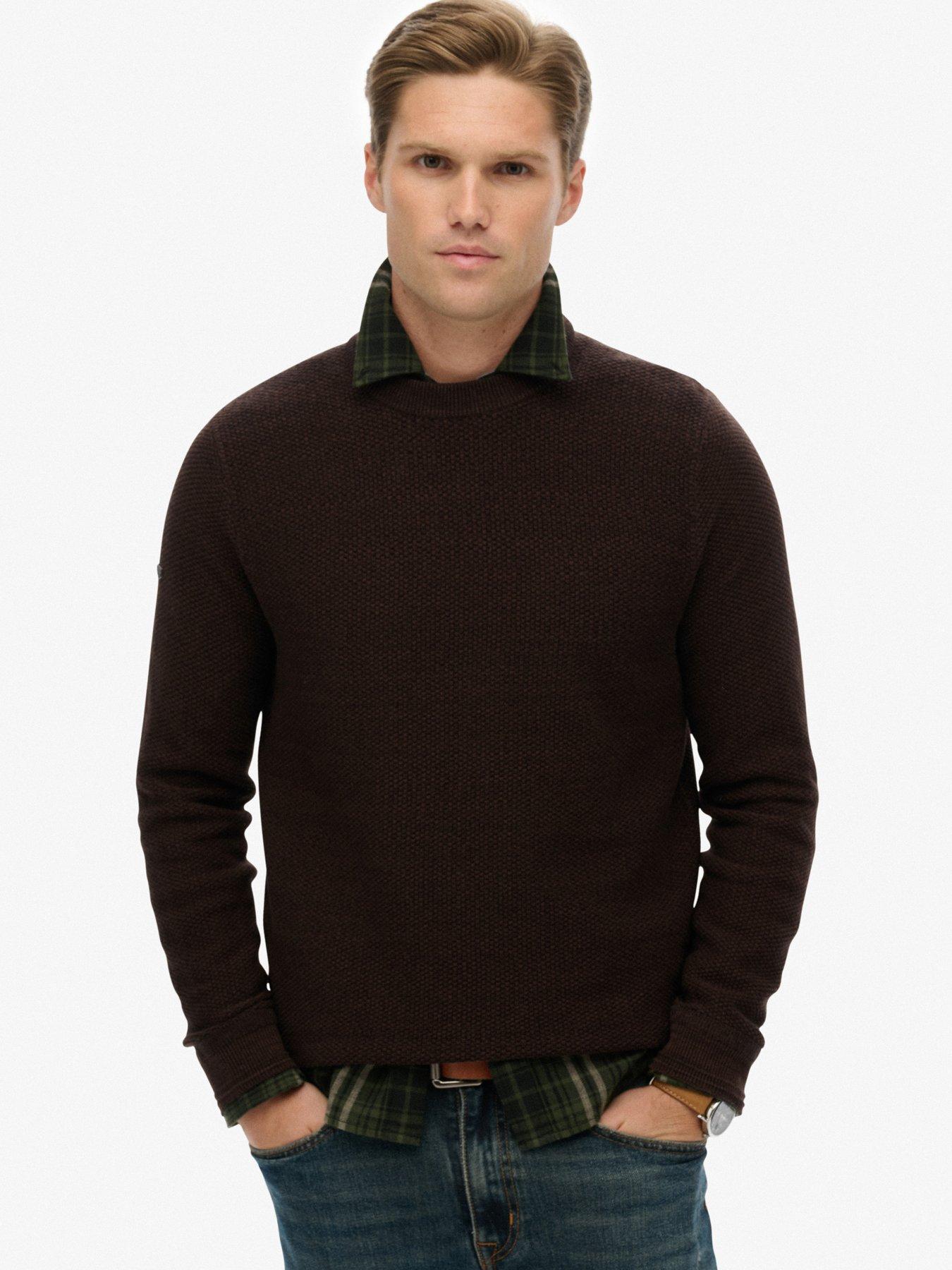 Superdry Superdry Cotton Texture Knitted Jumper