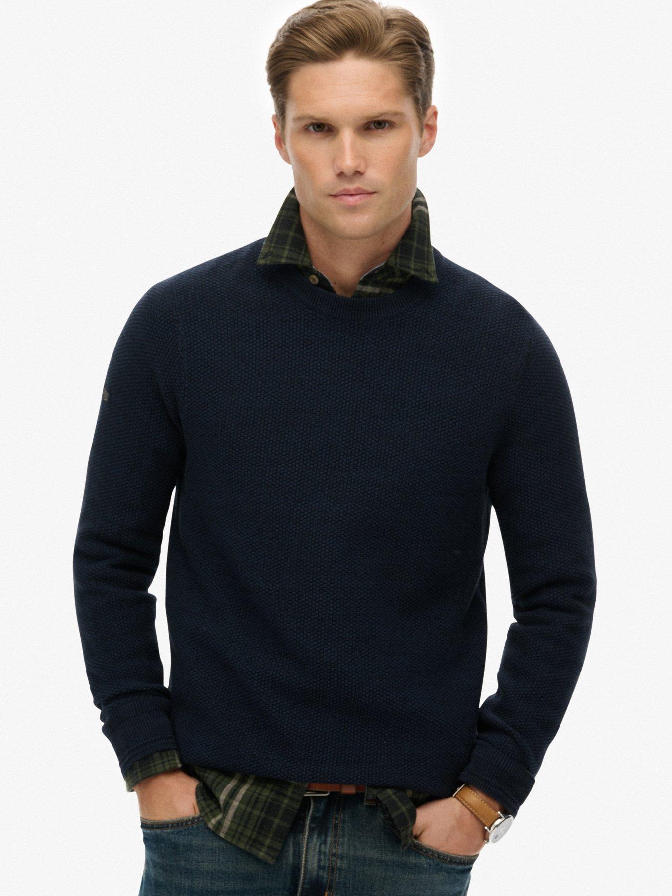 Superdry Superdry Cotton Texture Knitted Jumper