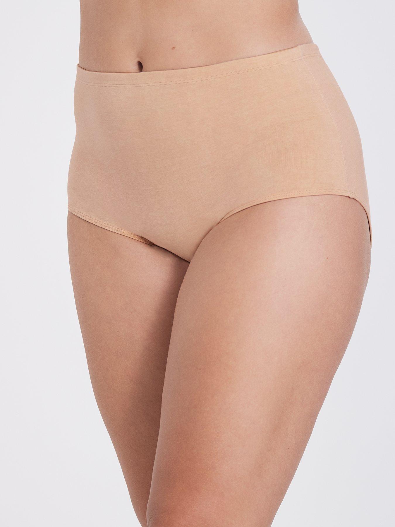 Miss Mary of Sweden Cotton Maxi Panty - Beige