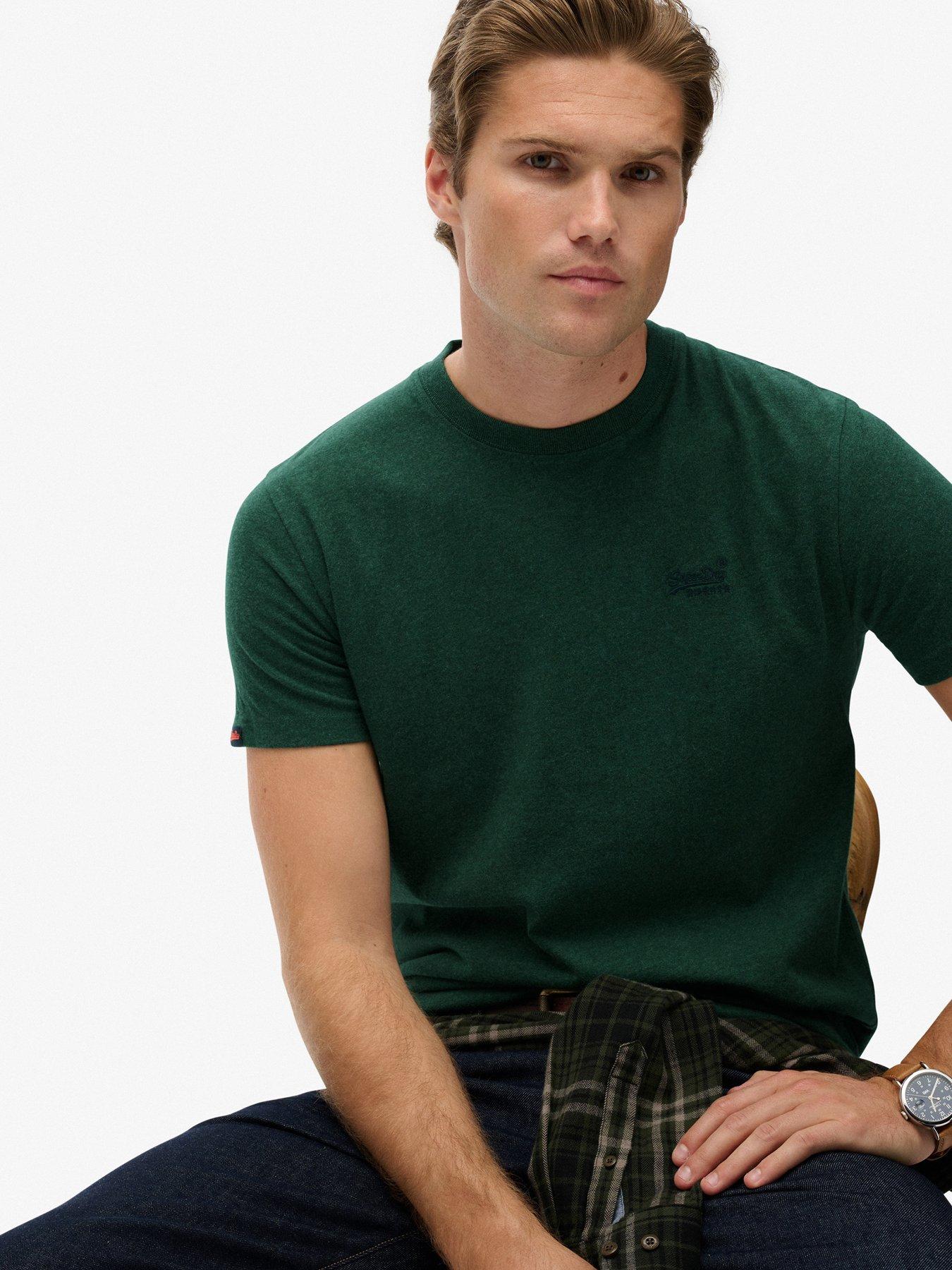 Superdry Essential Logo Embroidered T-shirt - Green