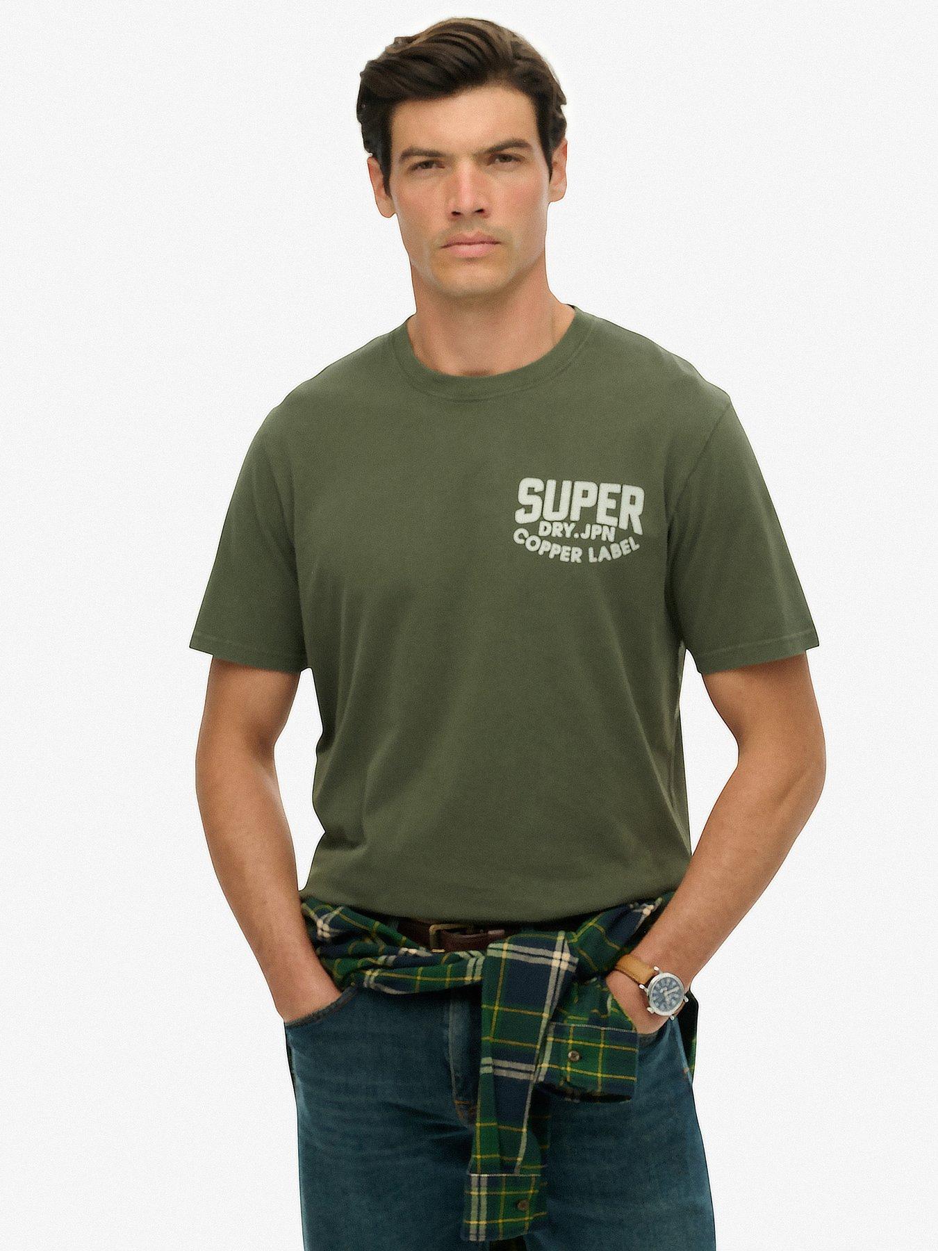 Superdry Work Logo Loose T-shirt - Green