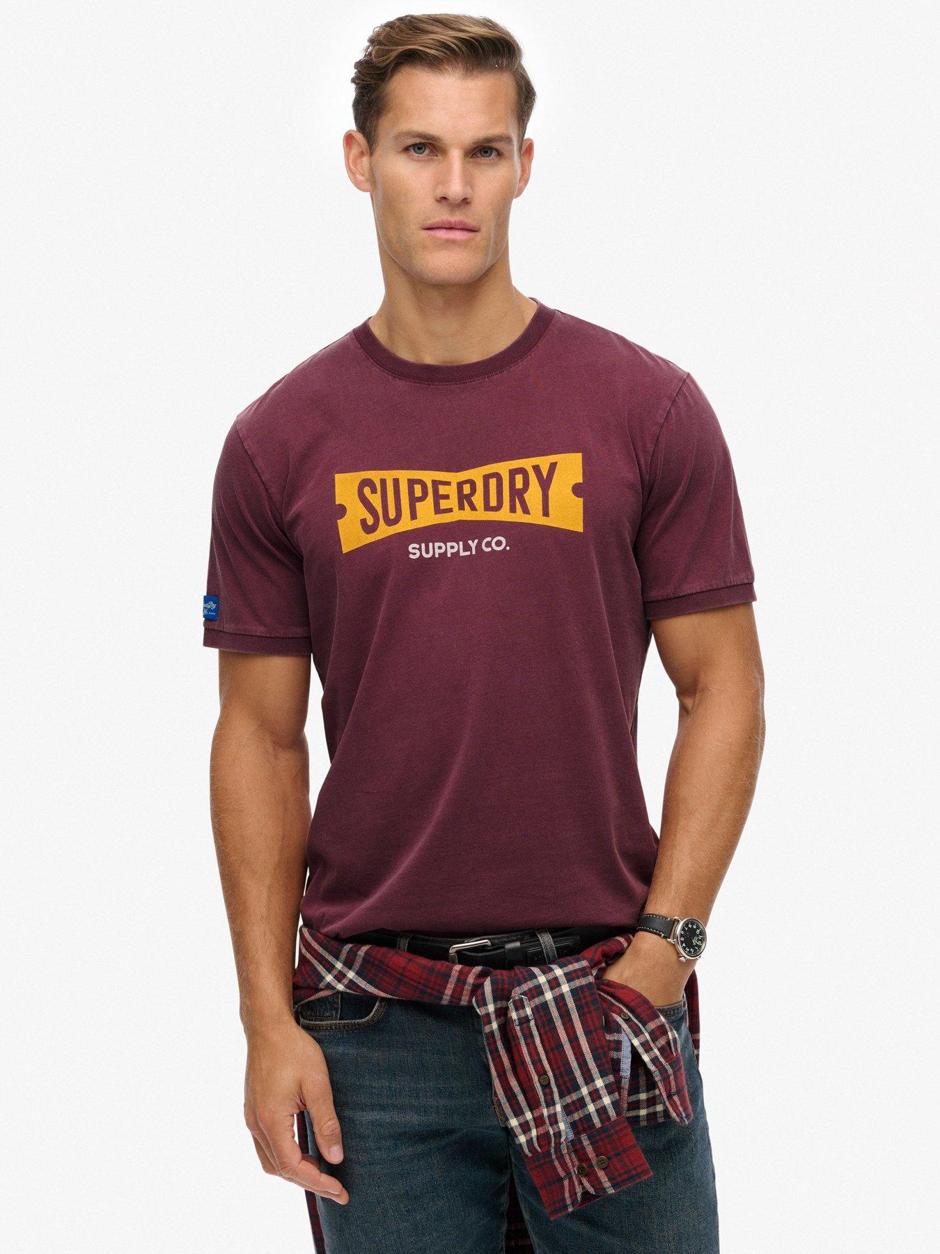 Superdry Heritage Tab Loose T-shirt - Red
