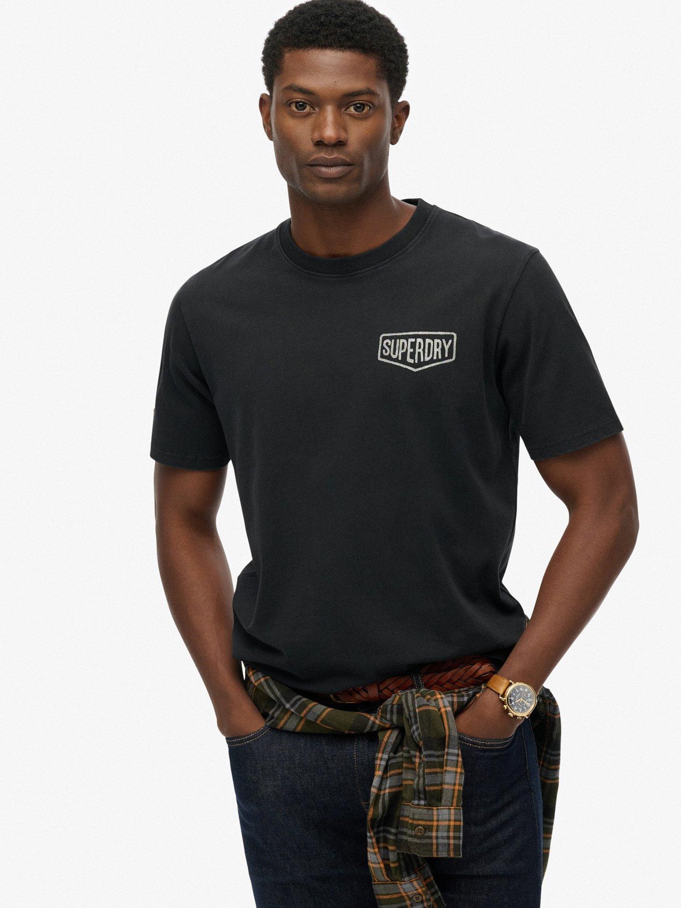 Superdry Heritage Tab Loose T-shirt - Black