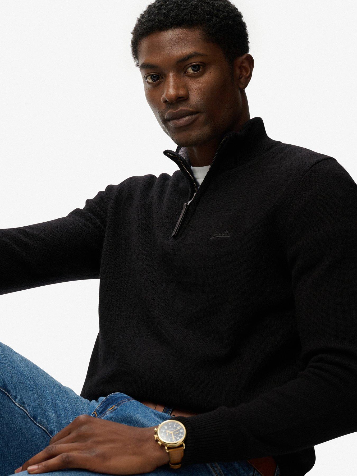 superdry-wool-blend-half-zip-knitted-jumper-blackstillFront