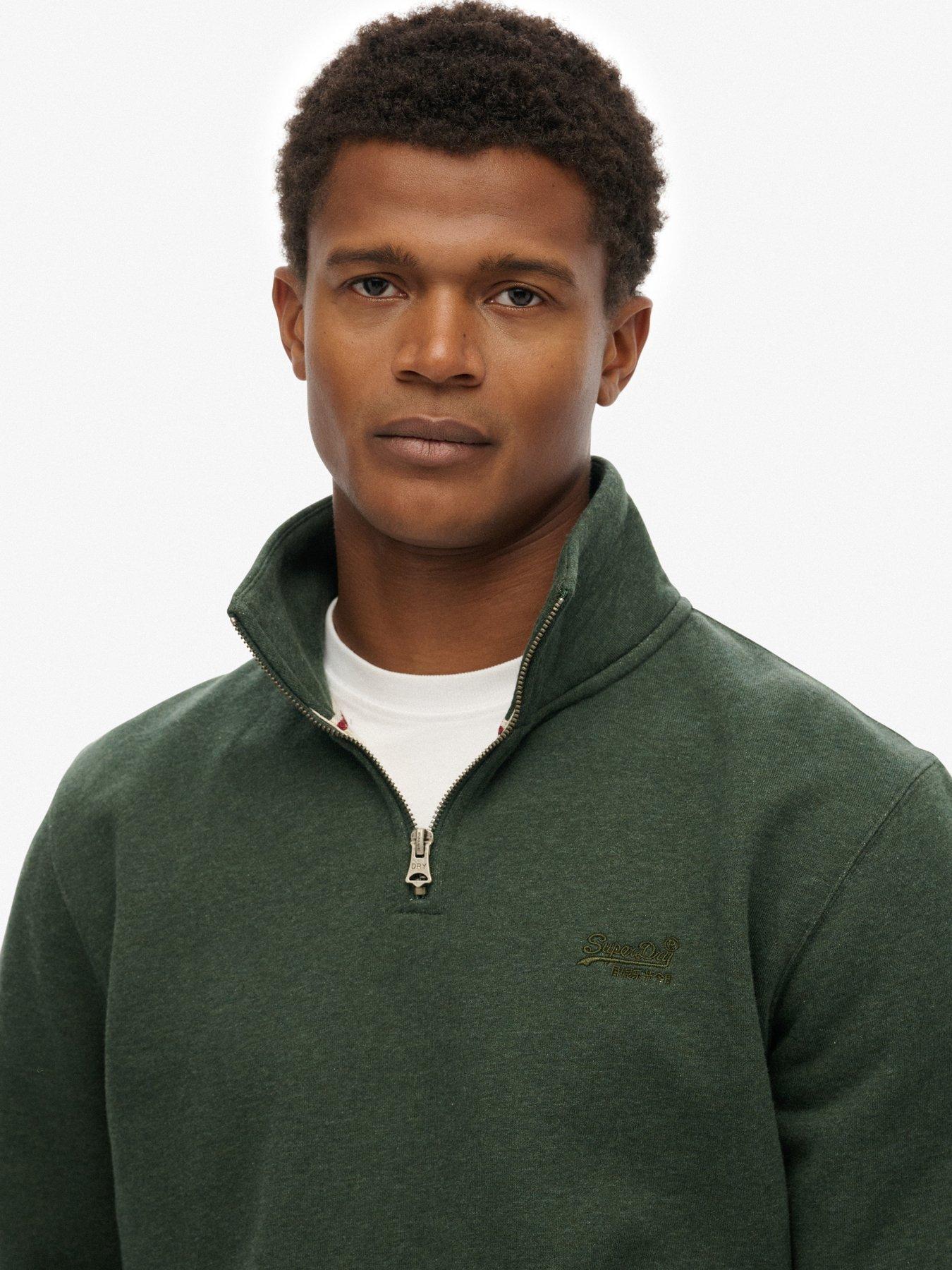 superdry-essential-logo-henley-crew-sweat-greendetail