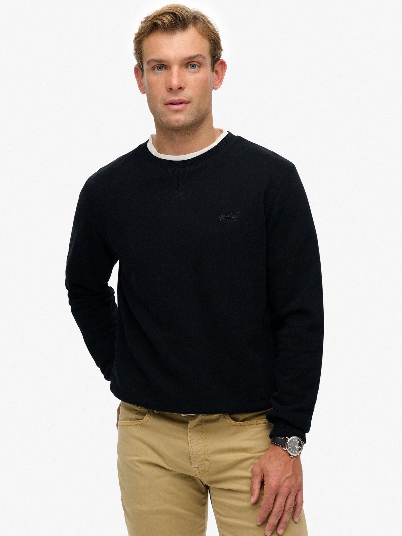 Superdry Essential Logo Crew Sweat - Black