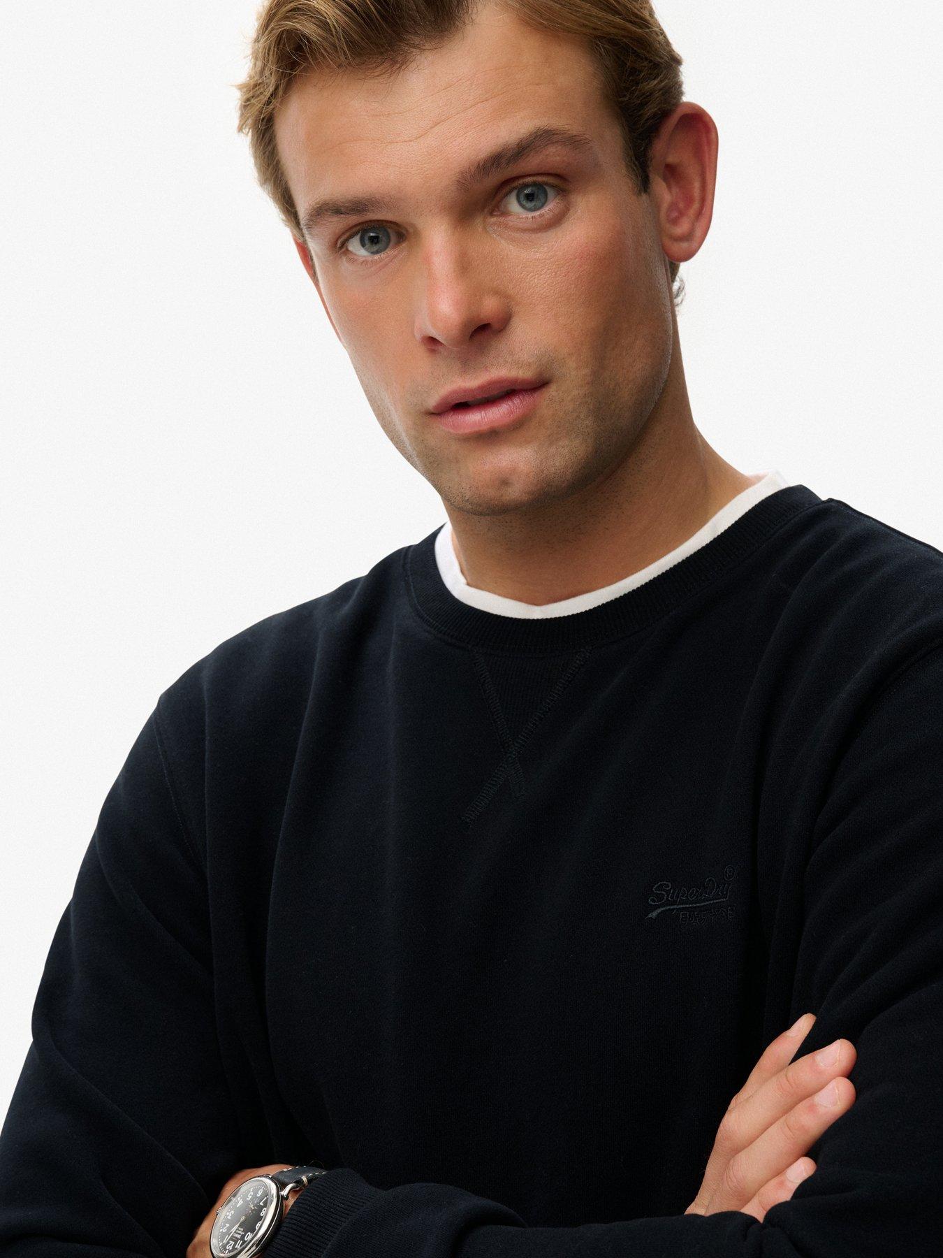superdry-essential-logo-crew-sweat-blackstillFront