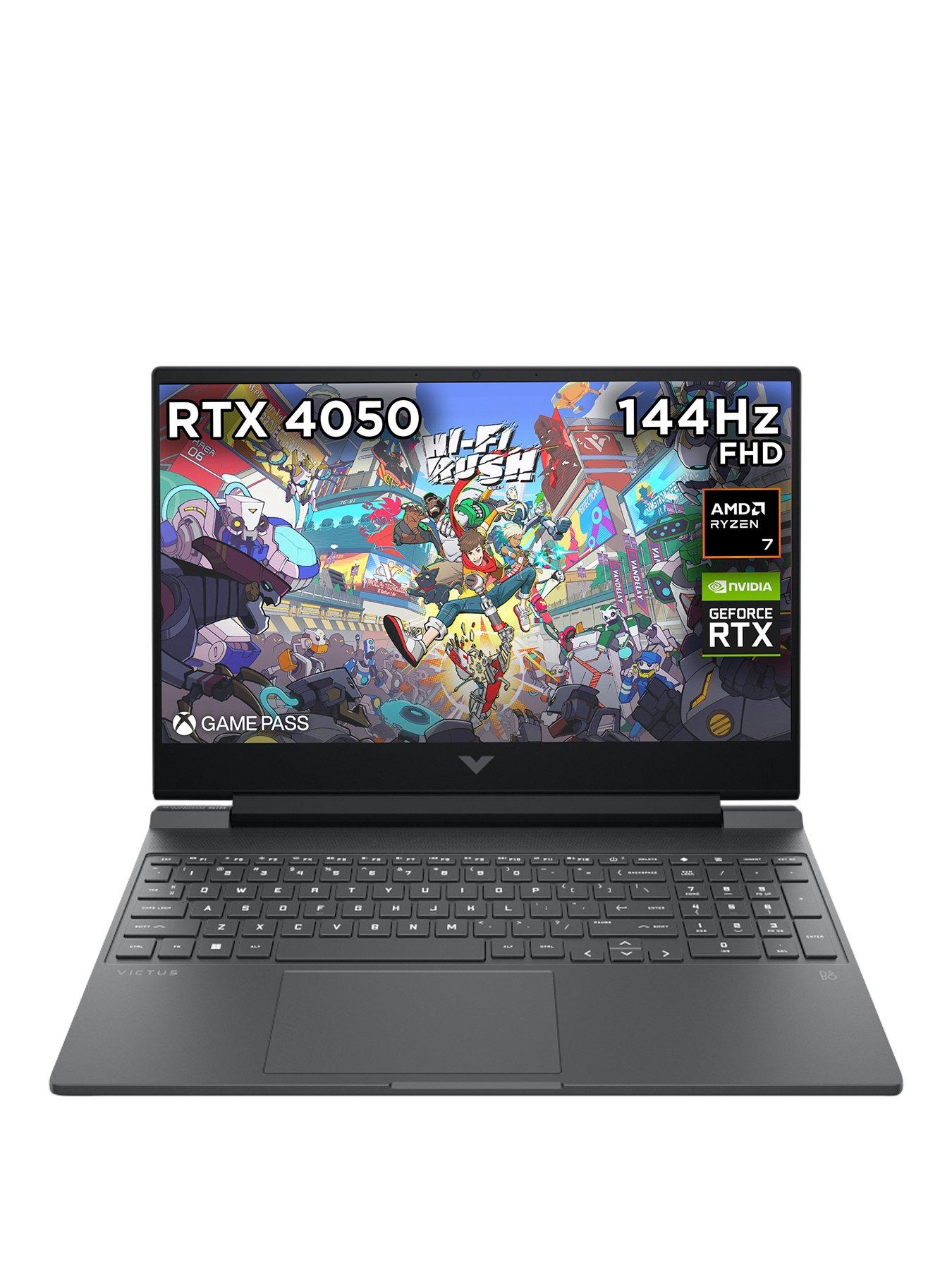 HP VICTUS 15-fb3007na Gaming Laptop - GeForce RTX 4050 - AMD Ryzen 7 - 16GB RAM - 512GB - 15in