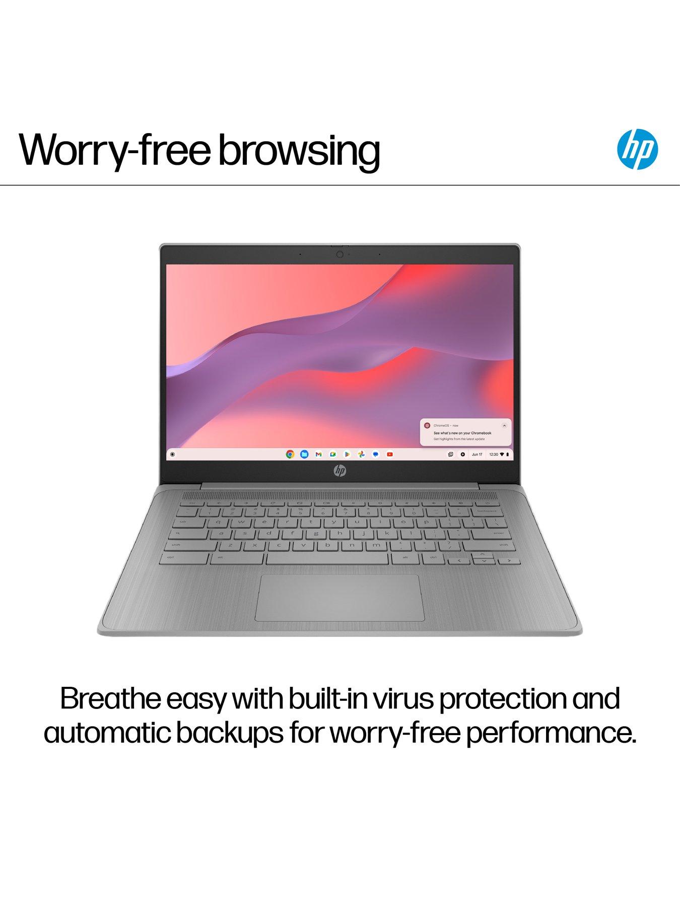 Image 4 of 8 of HP Chromebook 14a-ne1000na - 14 in - Intel&reg; Celeron N4500 - 4GB RAM - 64GB - Grey