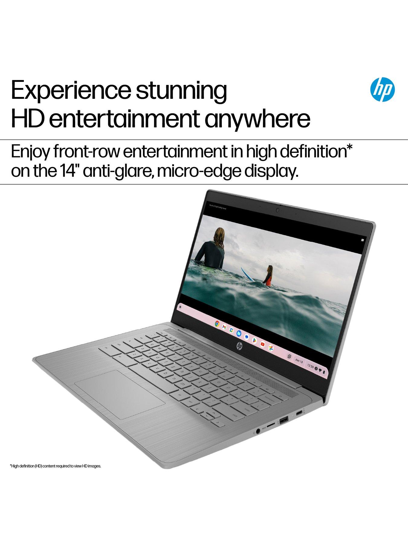 Image 5 of 8 of HP Chromebook 14a-ne1000na - 14 in - Intel&reg; Celeron N4500 - 4GB RAM - 64GB - Grey