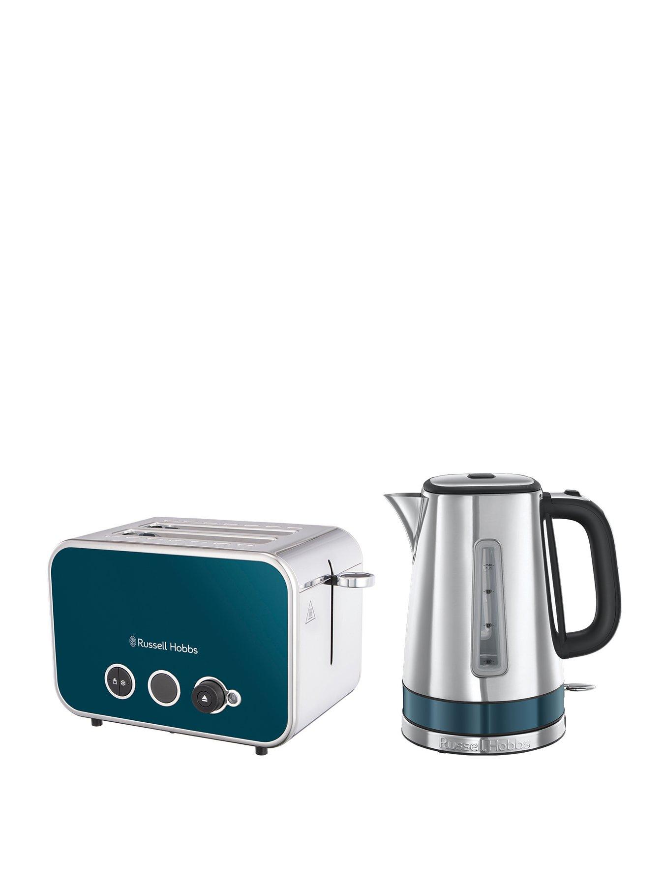 Russell Hobbs Russell Hobbs Distinctions Kettle and Toaster Bundle  - Ocean Blue