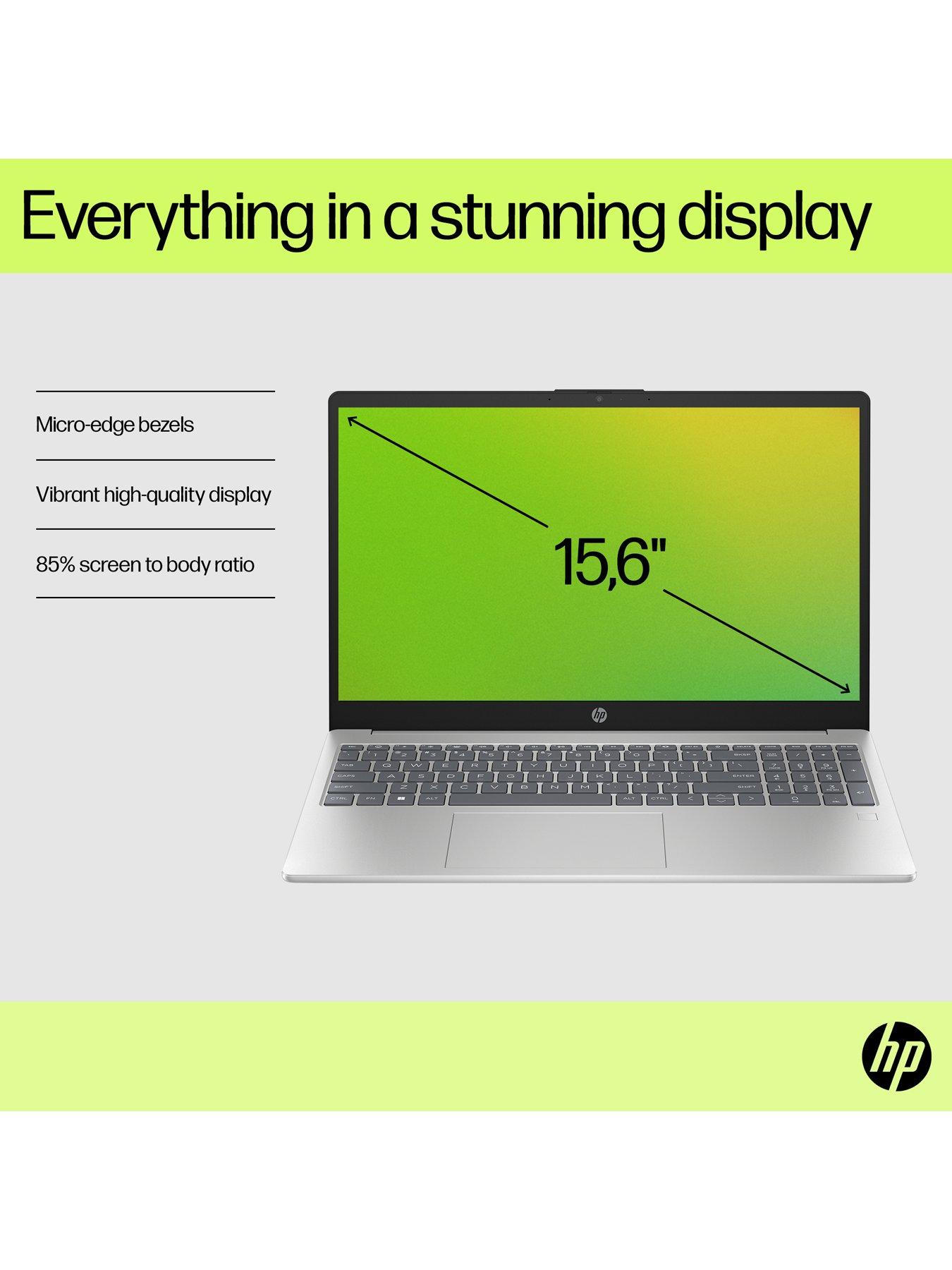 Image 4 of 7 of HP 15-fd0073na Laptop - 15.6 in - Intel Core i3 - 8GB RAM - 512GB &ndash; Silver